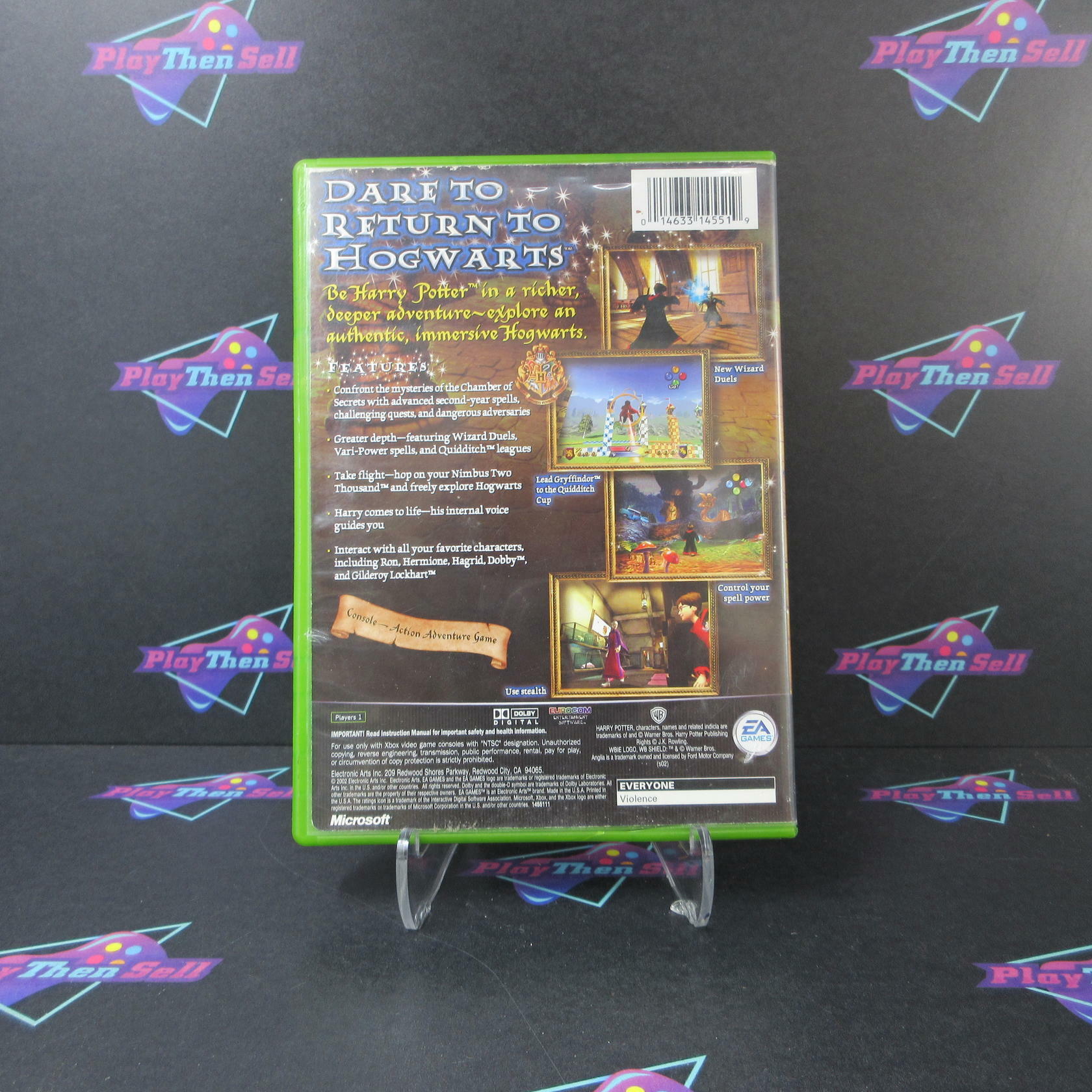 Harry Potter and the Chamber of Secrets Xbox AD/DD Complete CIB - Very Good