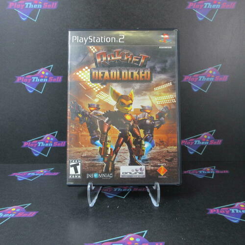 Ratchet Deadlocked PS2 PlayStation 2 AD Complete CIB - Very Good