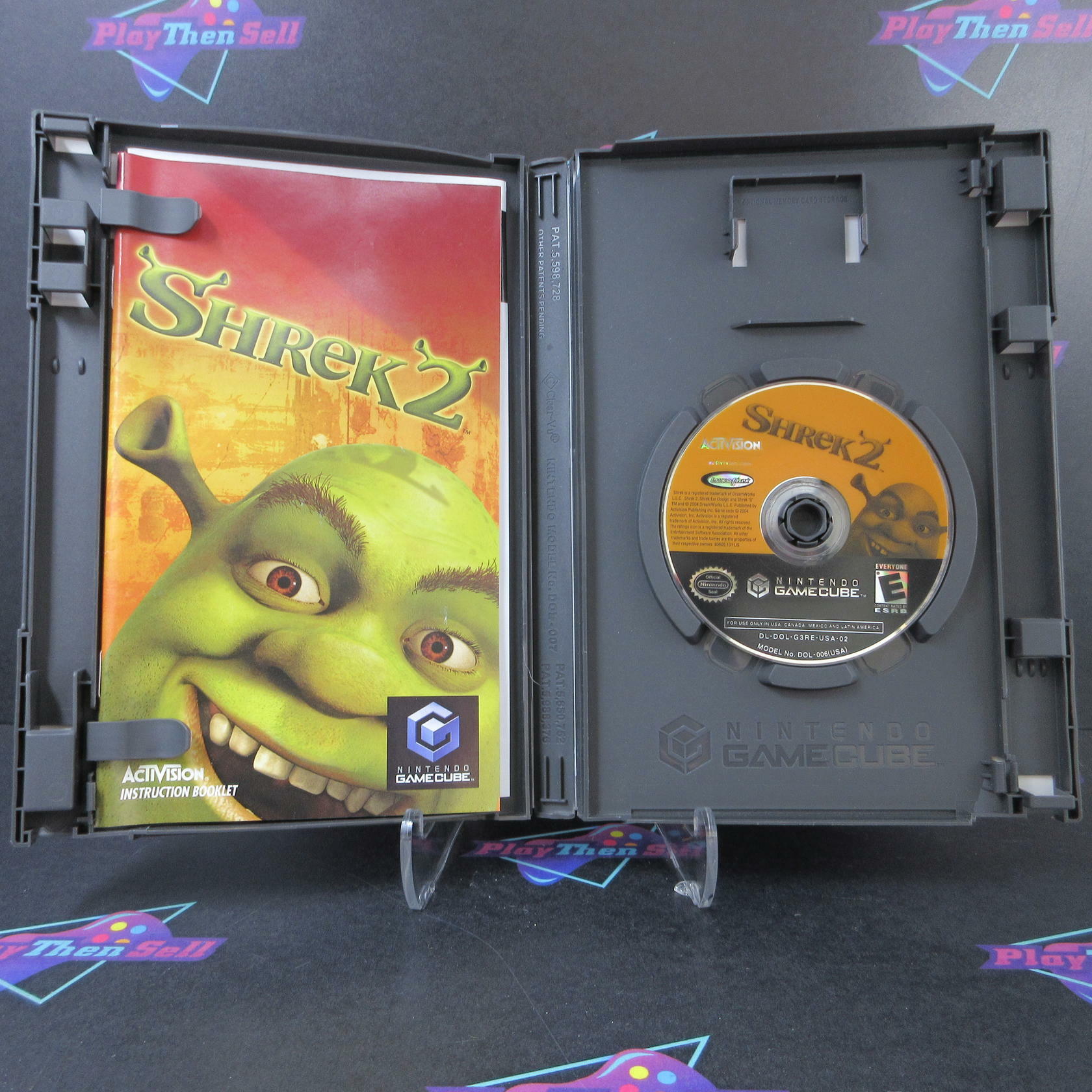 Shrek 2 Player's Choice Nintendo Gamecube AD Complete CIB - Very Good