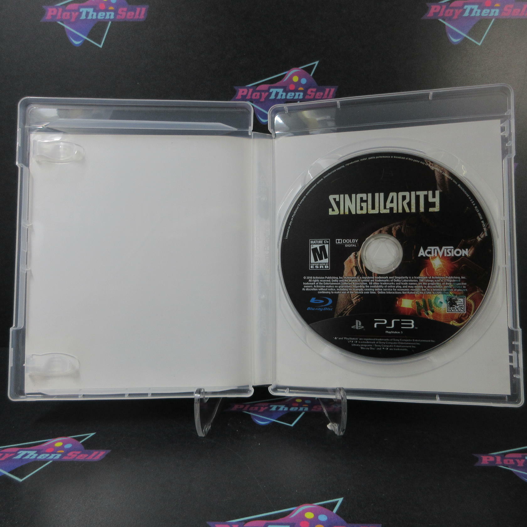 Singularity PS3 PlayStation 3 DD/NM - Very Good