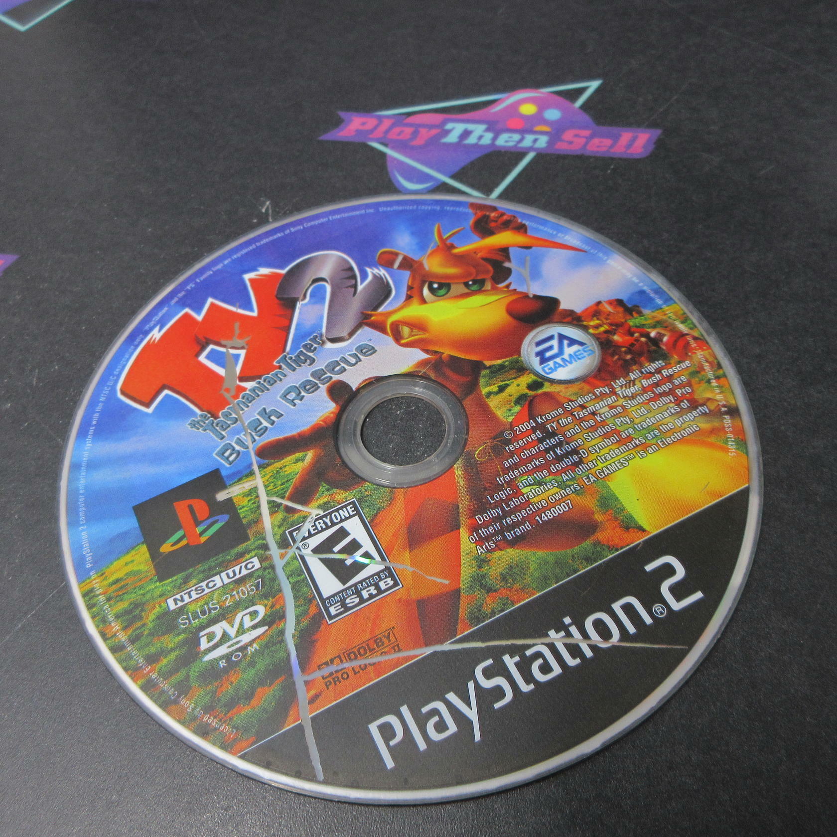 Ty the Tasmanian Tiger 2 Bush Rescue PS2 PlayStation 2 AD/DD Complete CIB - Very Good