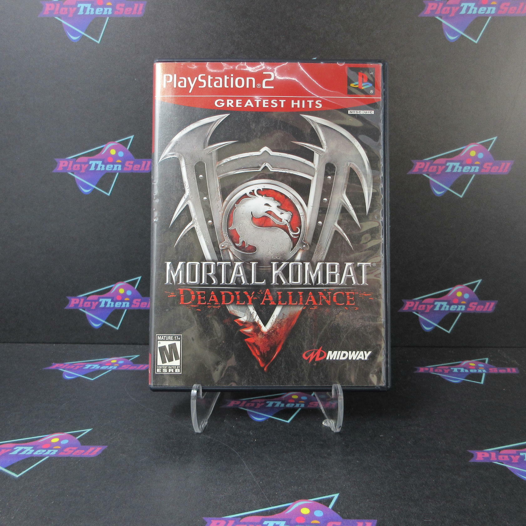 Mortal Kombat Deadly Alliance GH PS2 PlayStation 2 AD/NM - Very Good