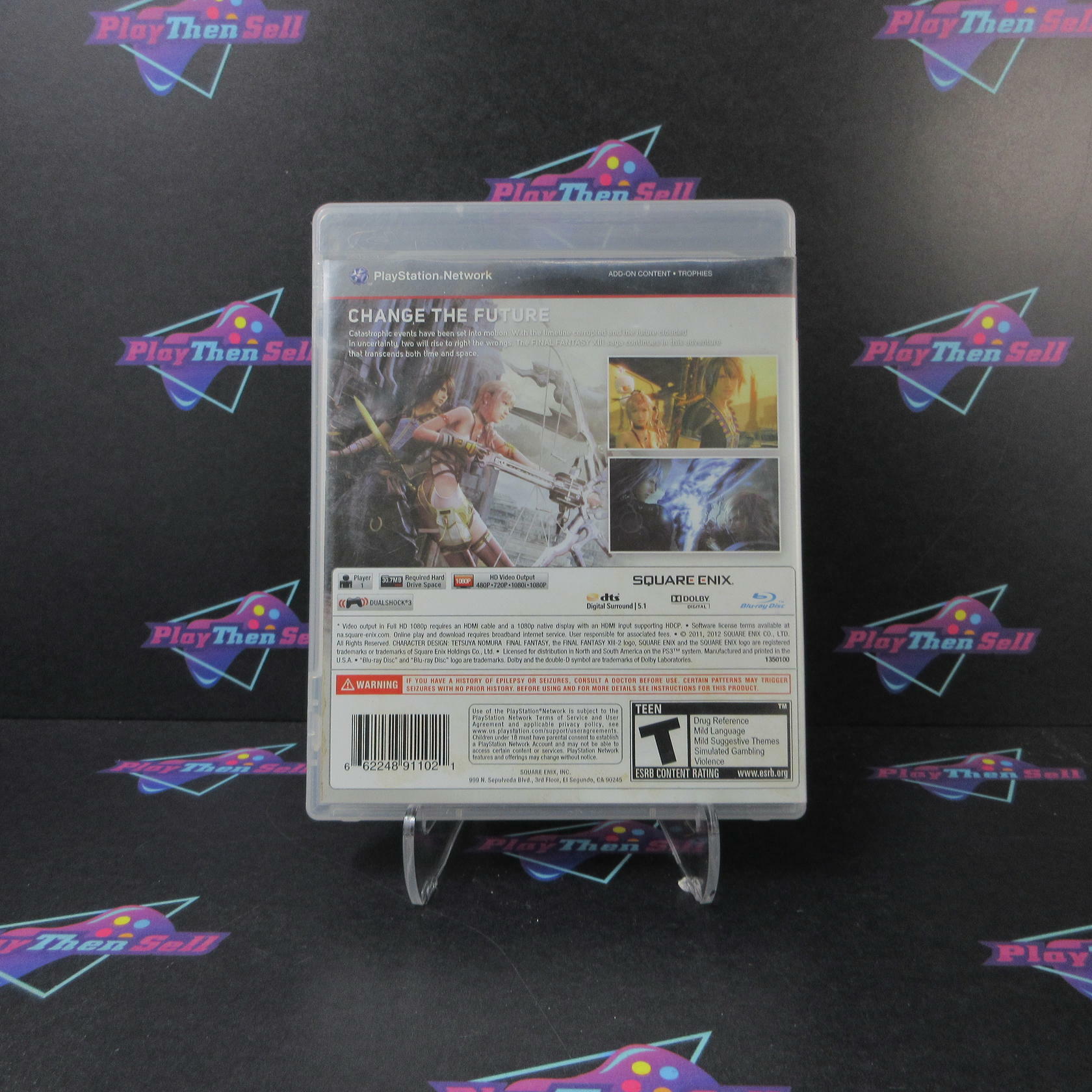 Final Fantasy XIII-2 PS3 PlayStation 3 AD/DD Complete CIB - Very Good