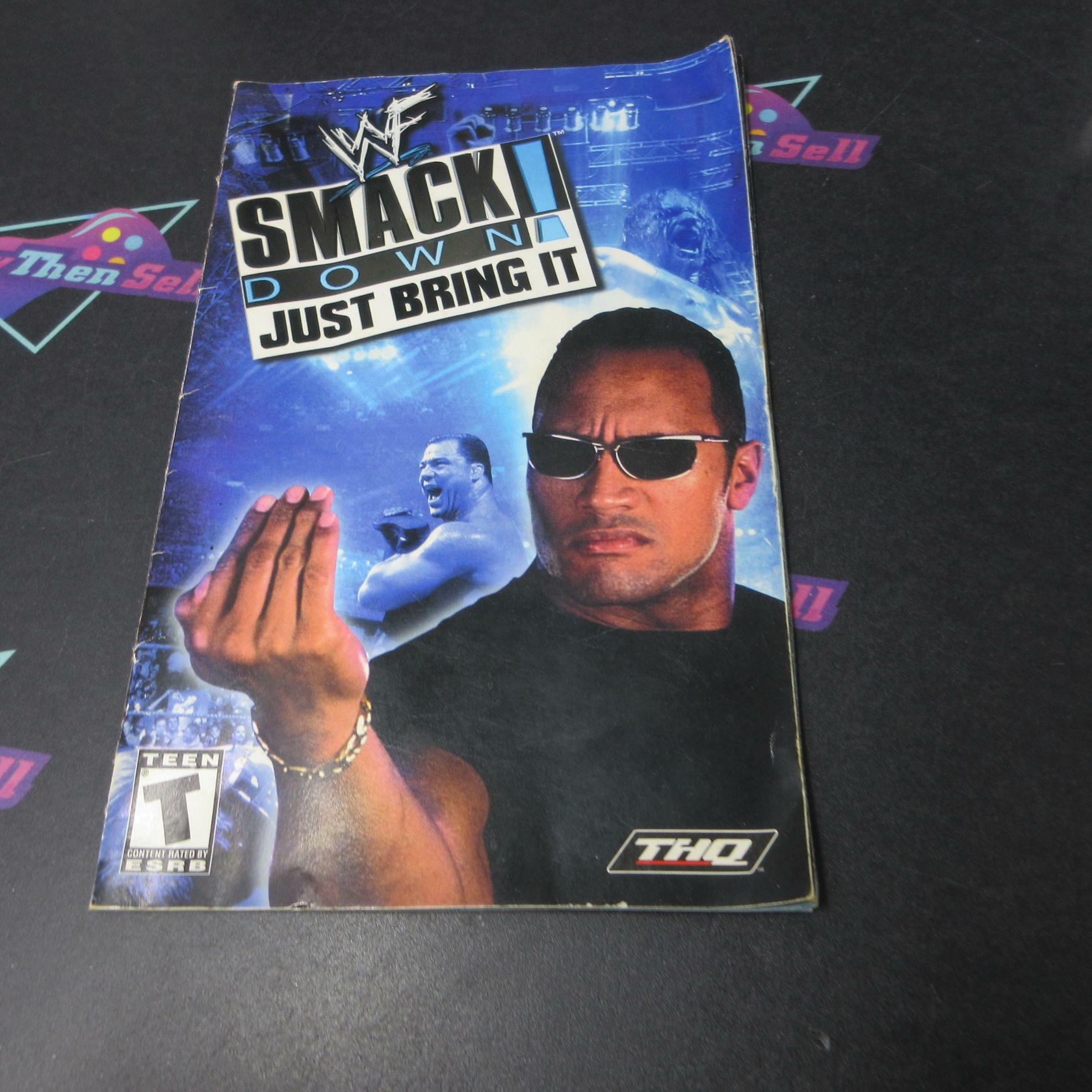 WWE Smackdown Just Bring It PS2 PlayStation 2 AD/MD Complete CIB - Very Good