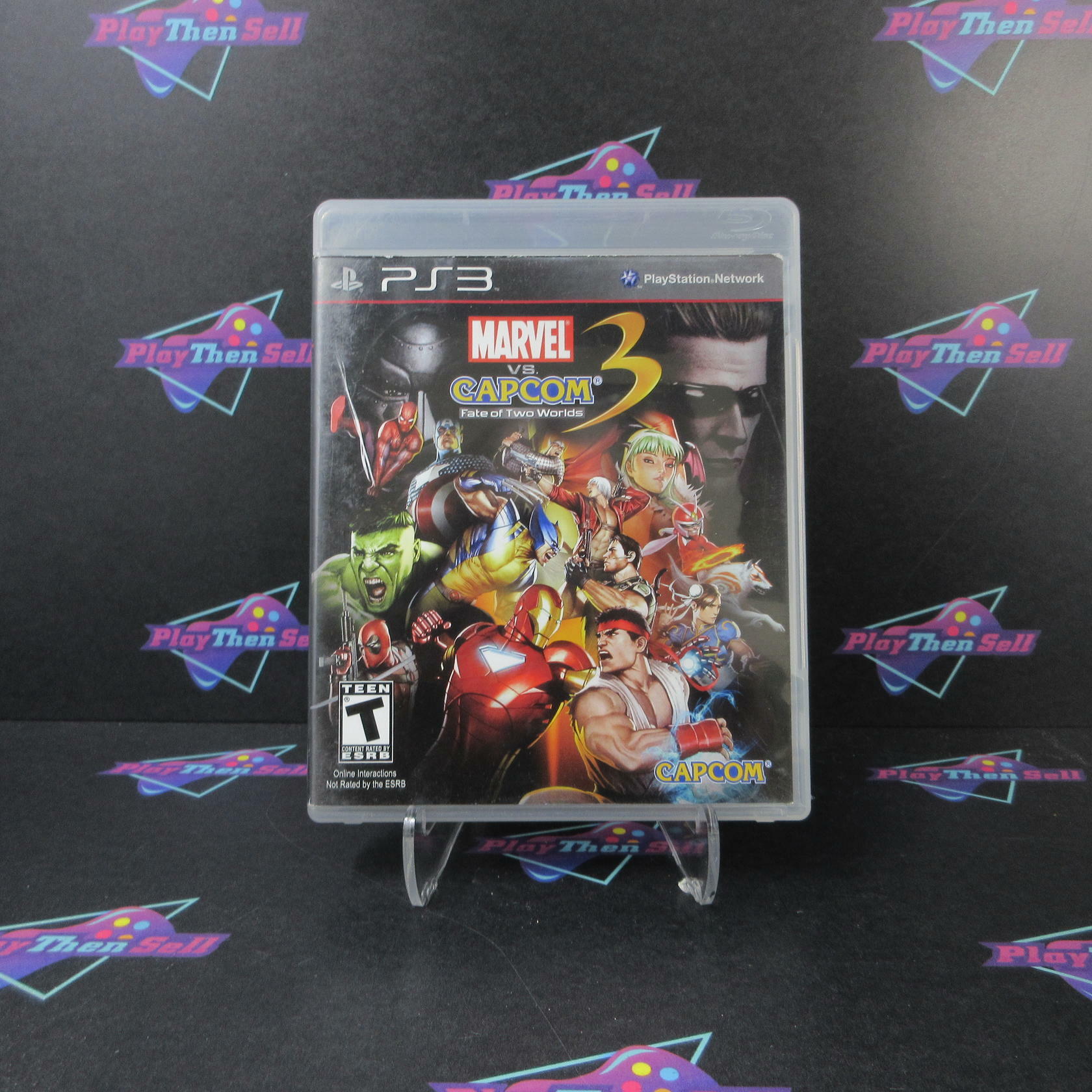 Marvel vs Capcom 3 Fate of Two Worlds PS3 PlayStation 3 AD Complete CIB - Very Good