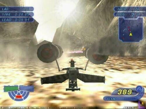 Star Wars Racer Revenge + Reg Card PS2 PlayStation 2 DD Complete CIB - Very Good