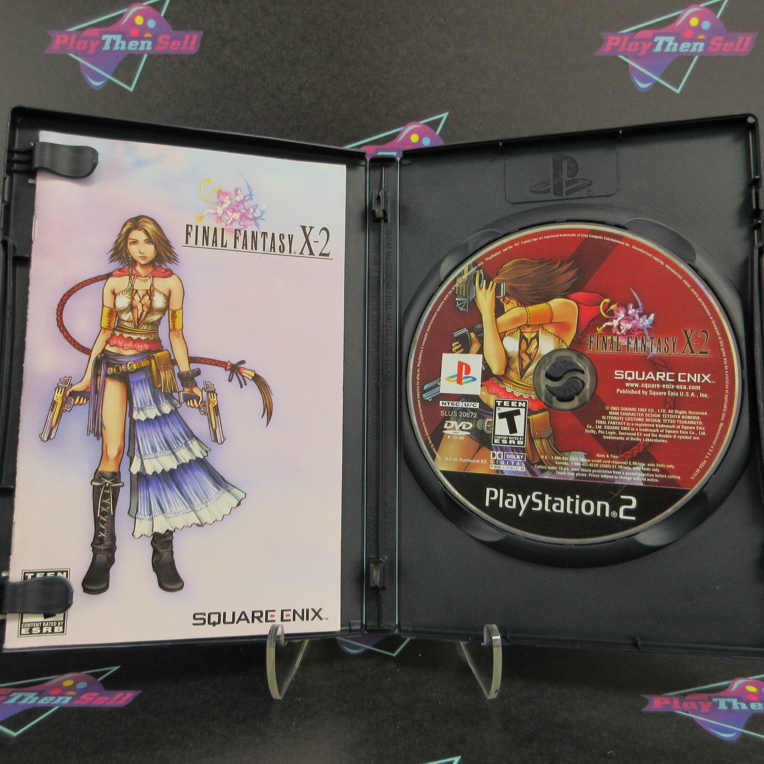 Final Fantasy X-2 PlayStation 2 PS2 + Reg Card - Like New