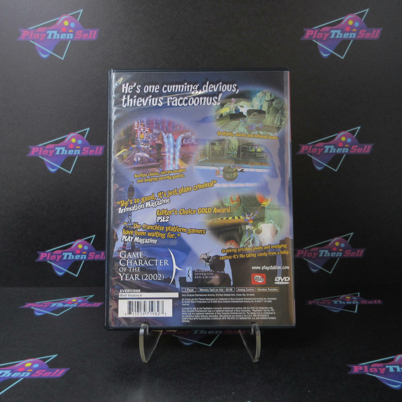 Sly Cooper and the Thievius Raccoonus PS2 PlayStation 2 GH - Very Good