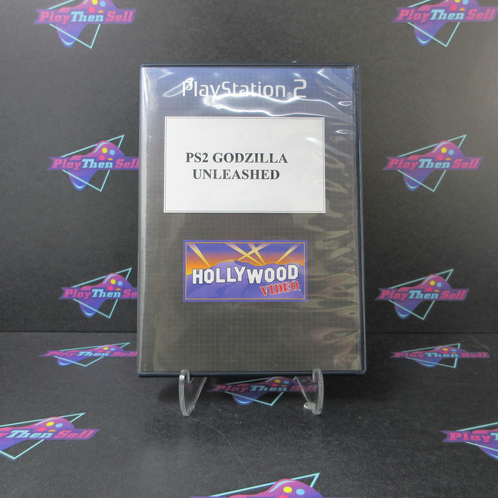 Godzilla Unleashed PS2 PlayStation 2 Rental Art - Very Good