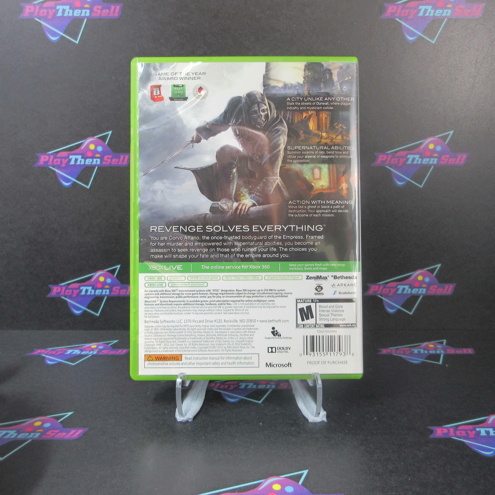 Dishonored Xbox 360 PH - Like New