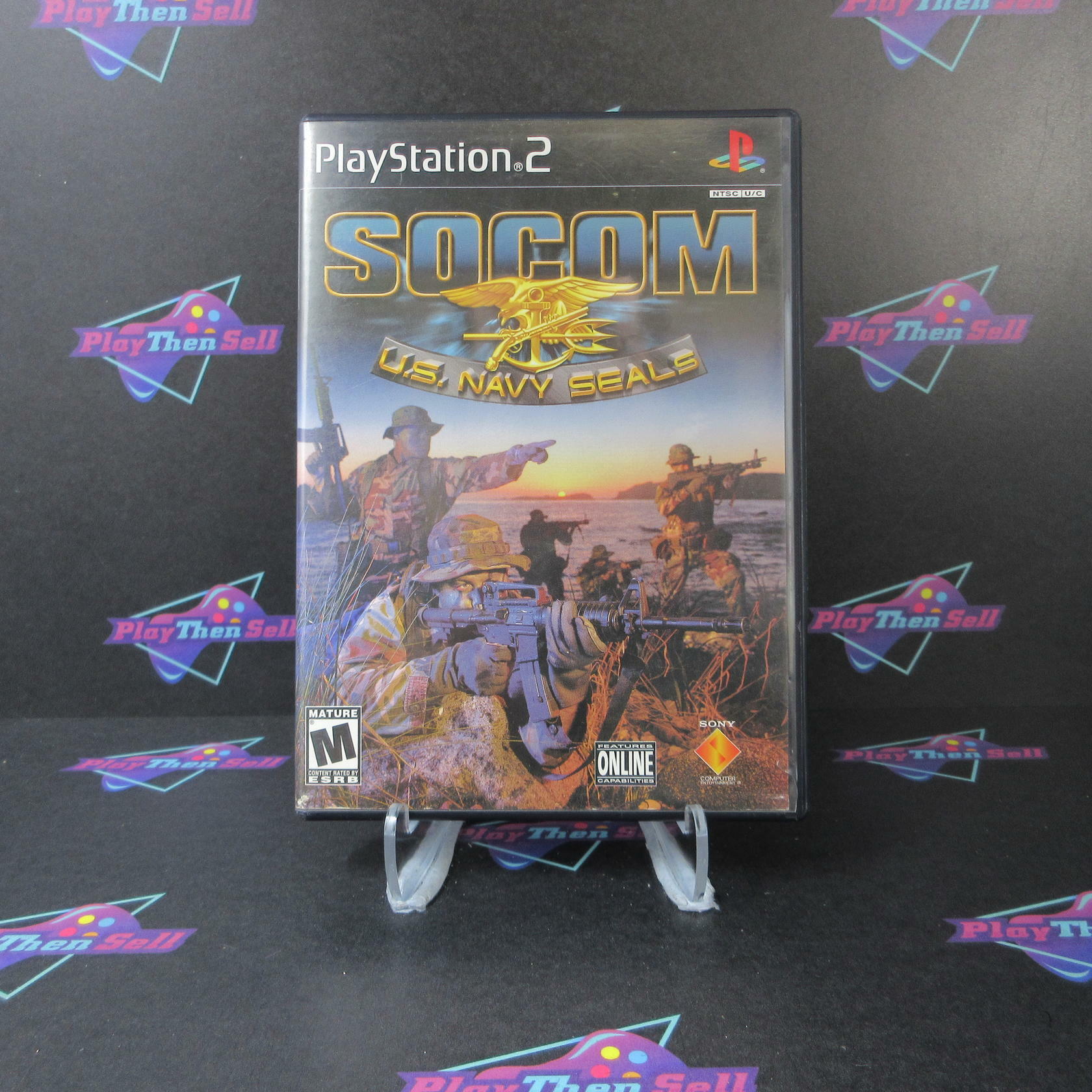 SOCOM US Navy Seals PS2 PlayStation 2 AD/NM - Very Good