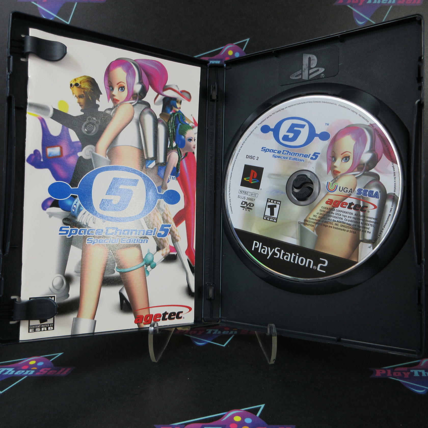 Space Channel 5 Special Edition PS2 PlayStation 2 - Like New