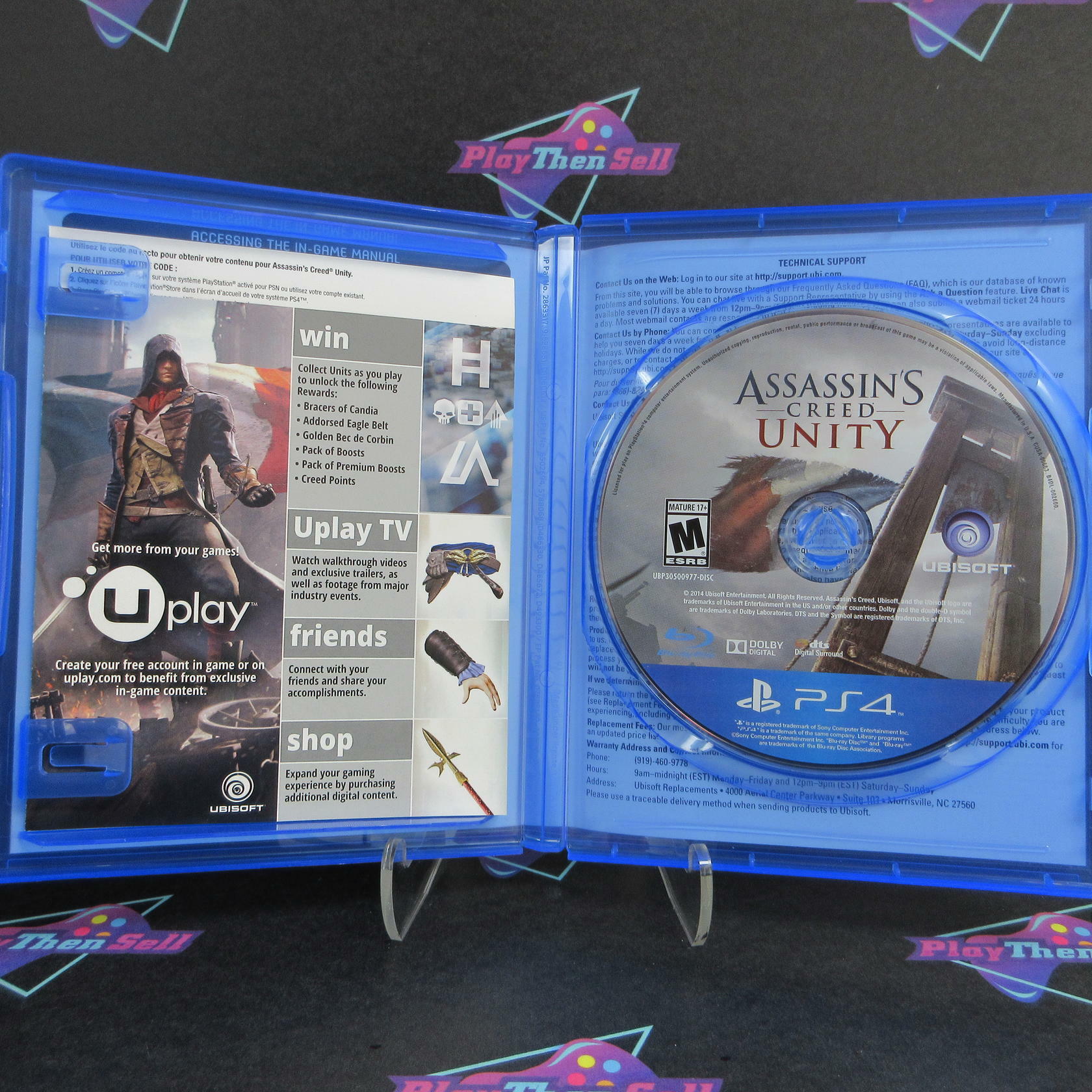 Assassin's Creed Unity Walmart Ed PS4 PlayStation 4 - Like New