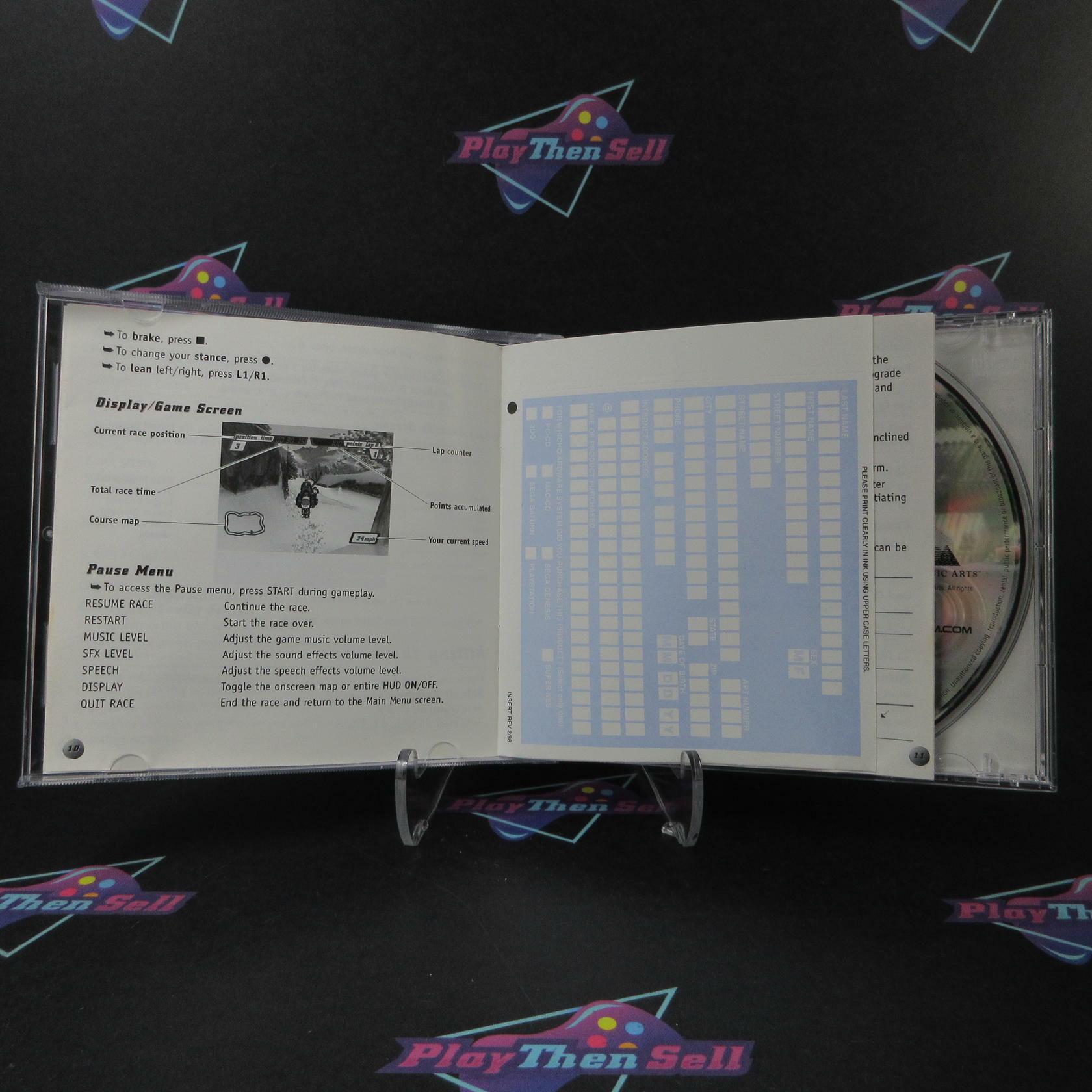 Sled Storm PS1 PlayStation 1 + Reg Complete - Excellent