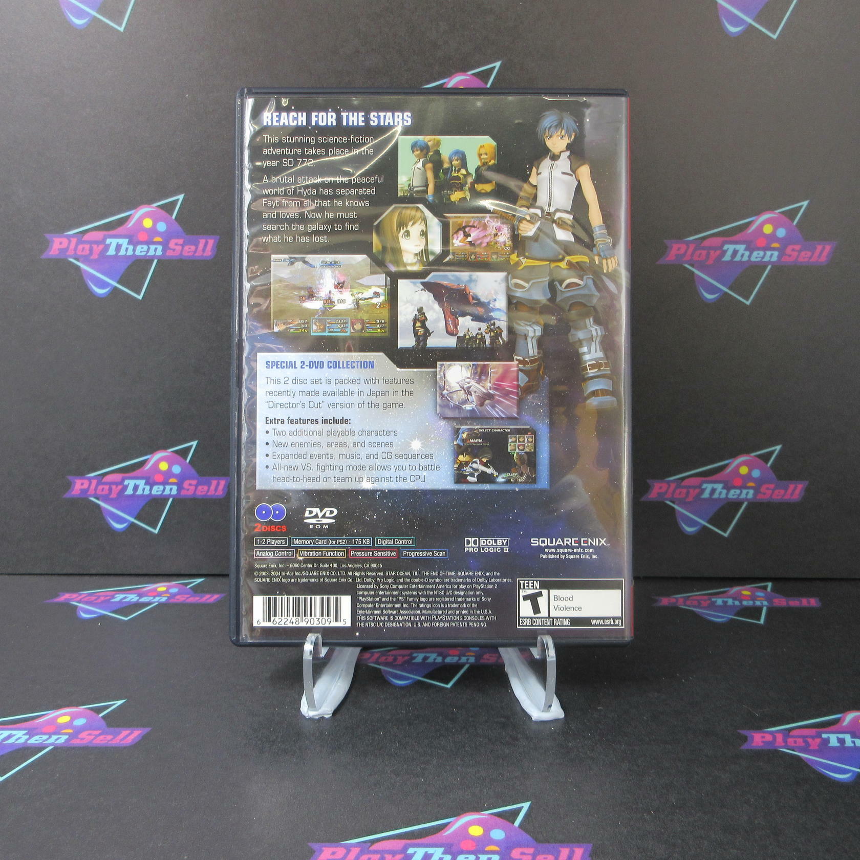 Star Ocean Till the End of Time PS2 PlayStation 2 GH + Reg Card - Like New