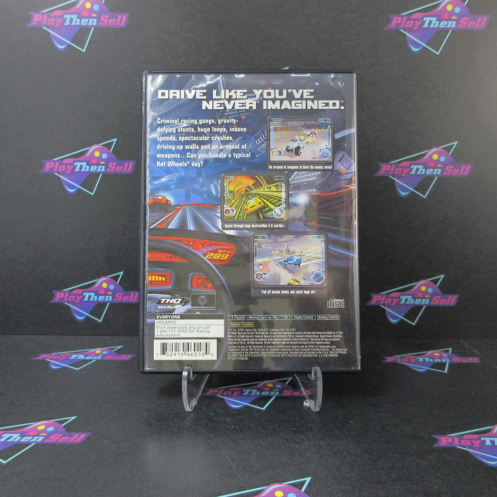 Hot Wheels Velocity X Maximum Justice PS2 PlayStation 2 - Very Good