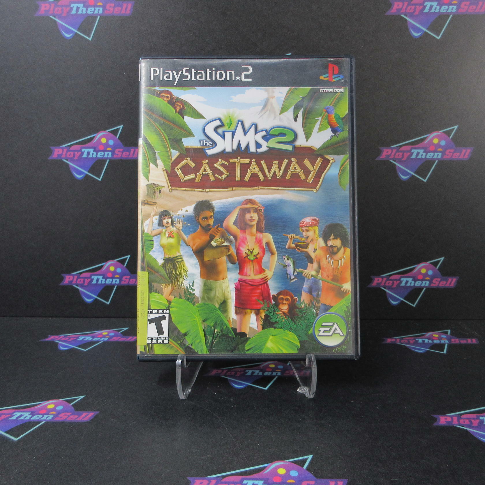 The Sims 2 Castaway PS2 PlayStation 2 AD/NM - Very Good