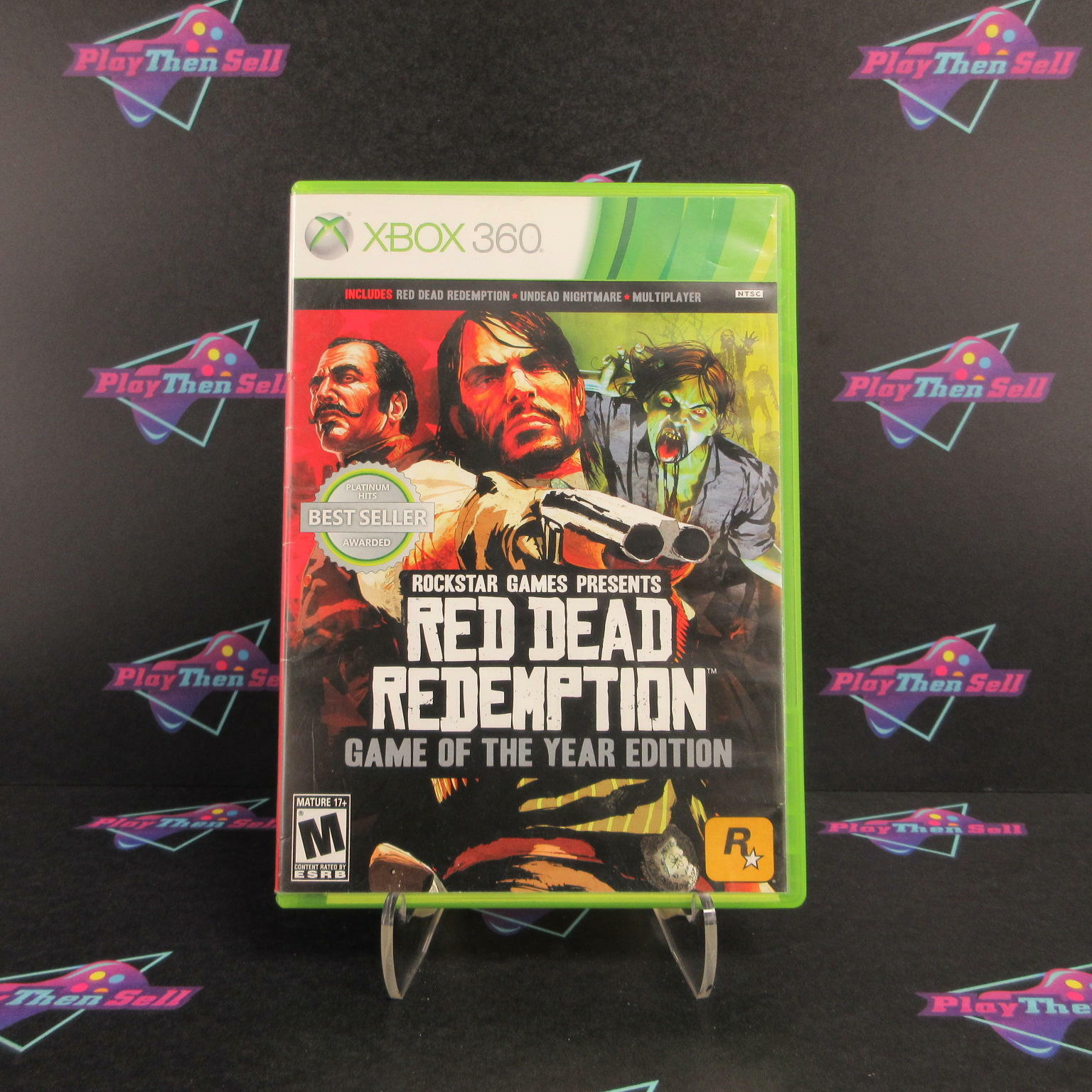 Red Dead Redemption GOTY Edition Xbox 360 + Map - Like New