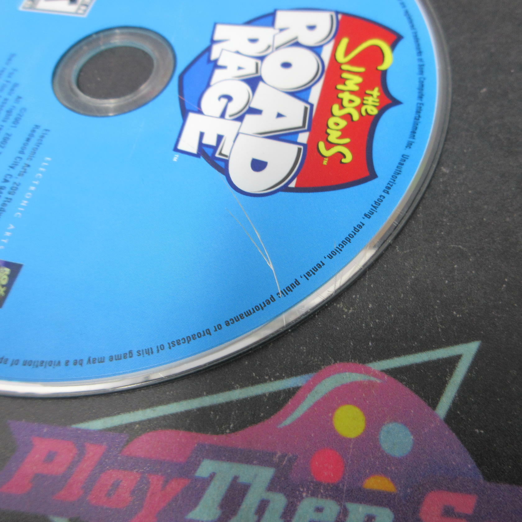 The Simpsons Road Rage GH PS2 PlayStation 2 DD + Reg Card Complete CIB - Very Good