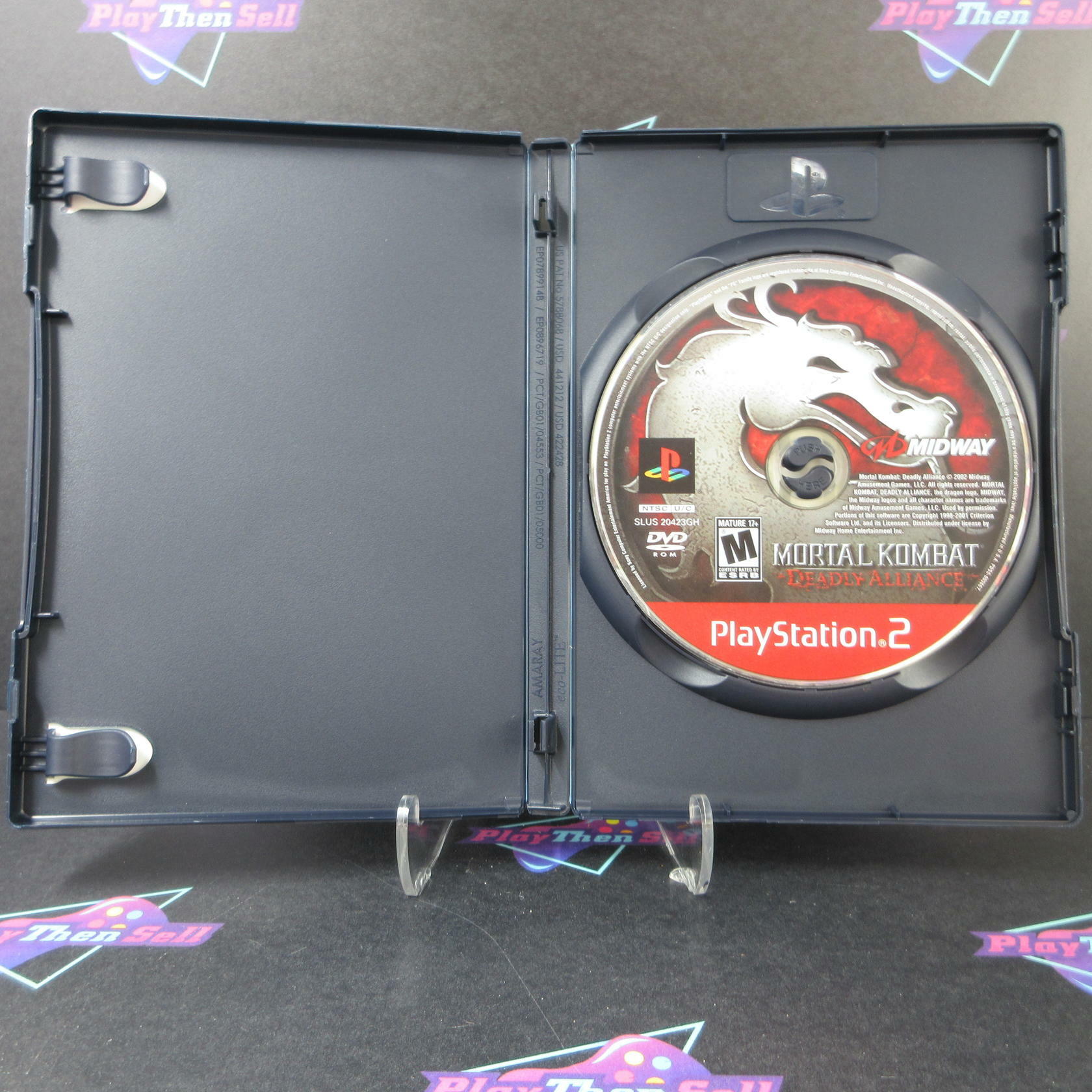 Mortal Kombat Deadly Alliance GH PS2 PlayStation 2 AD/NM - Very Good