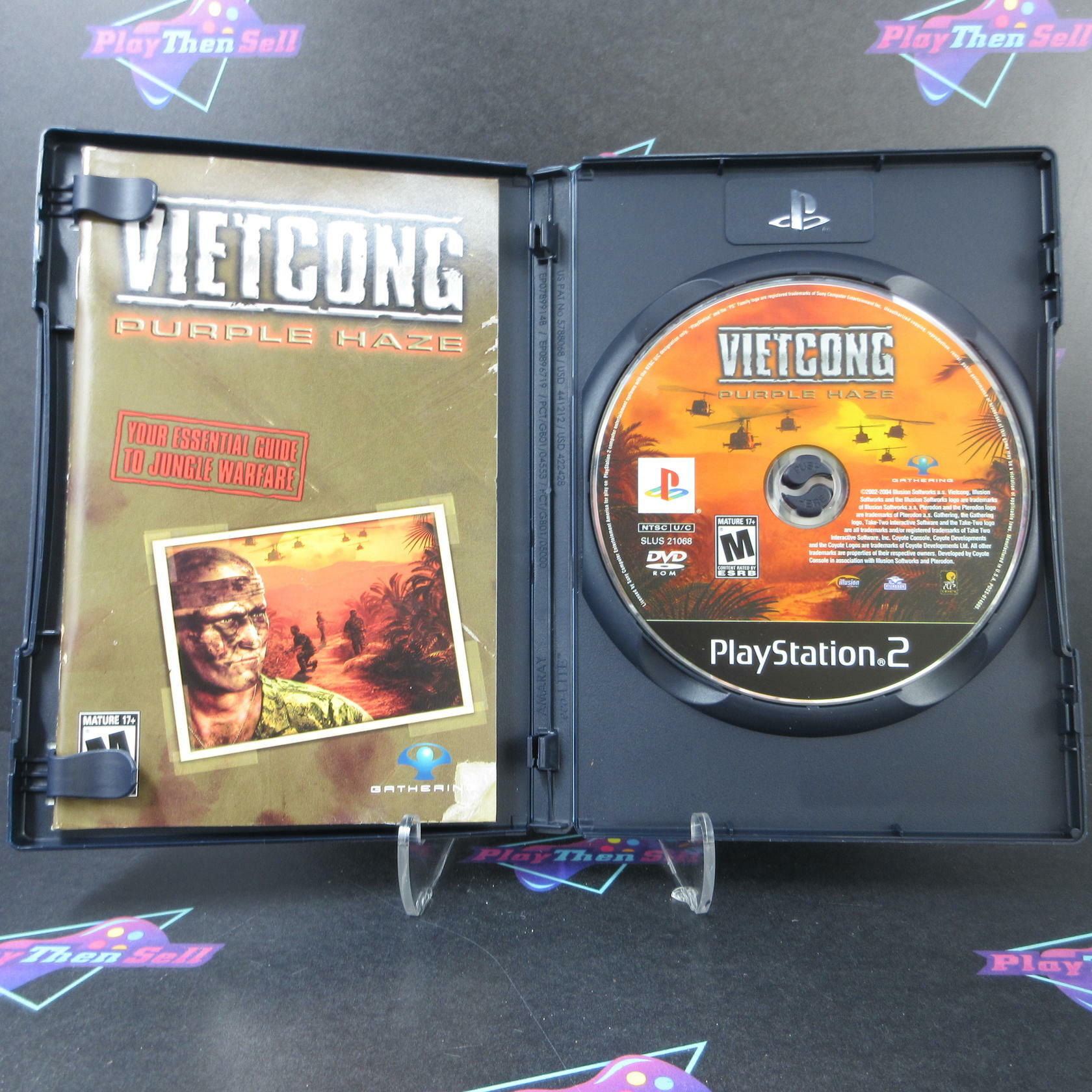 Vietcong Purple Haze PS2 PlayStation 2 + Reg Card - Like New