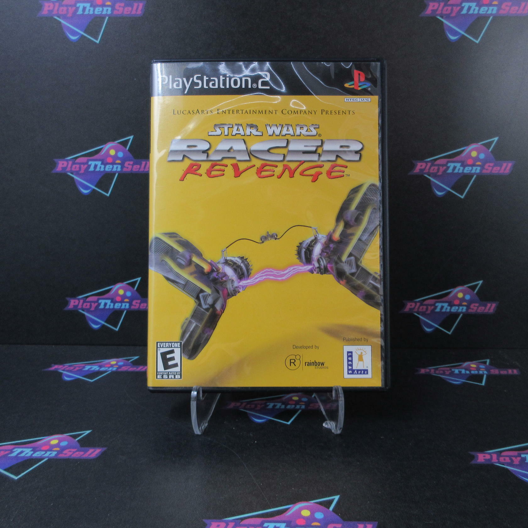 Star Wars Racer Revenge + Reg Card PS2 PlayStation 2 DD Complete CIB - Very Good