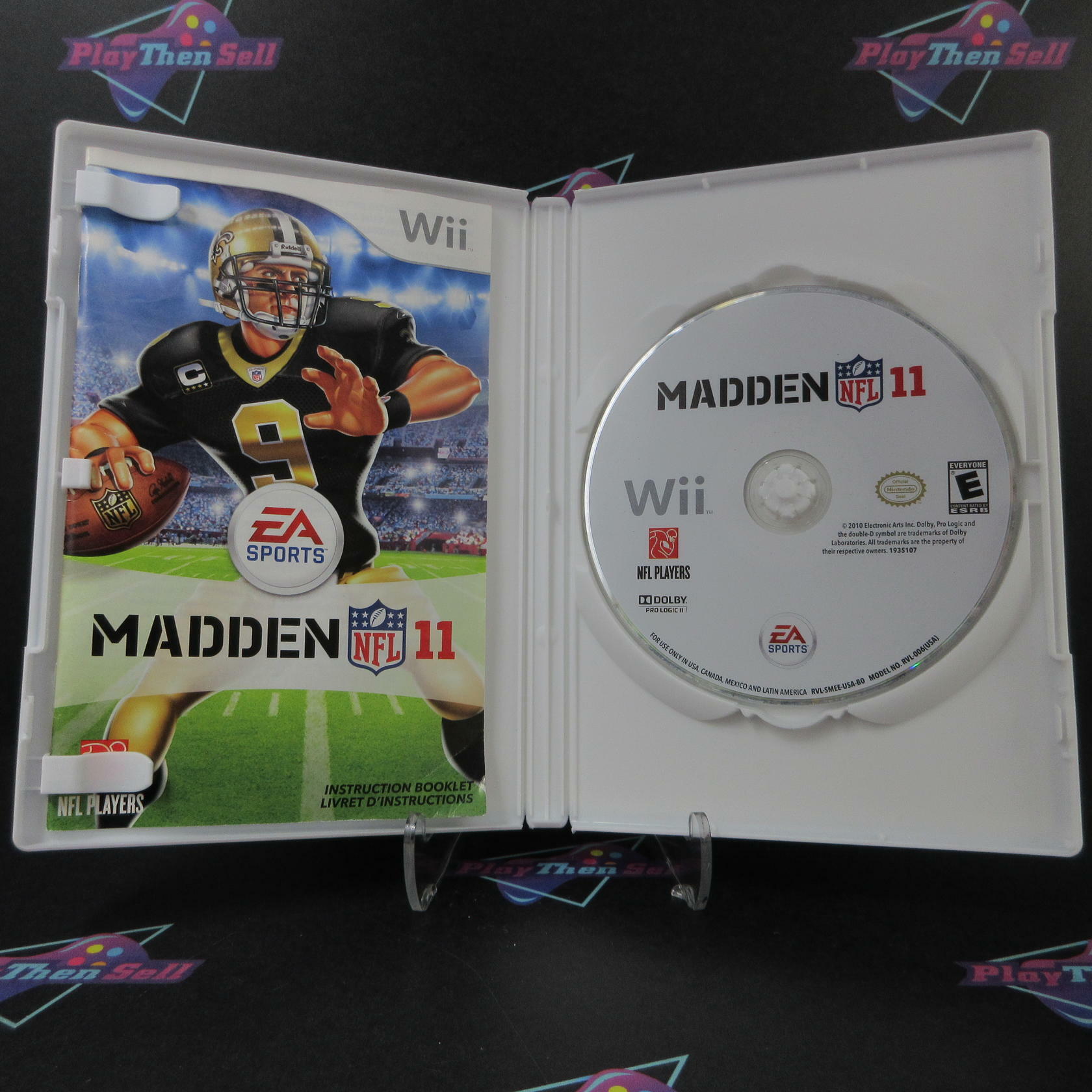 Madden NFL 11 Nintendo Wii AD Complete CIB - Very Good