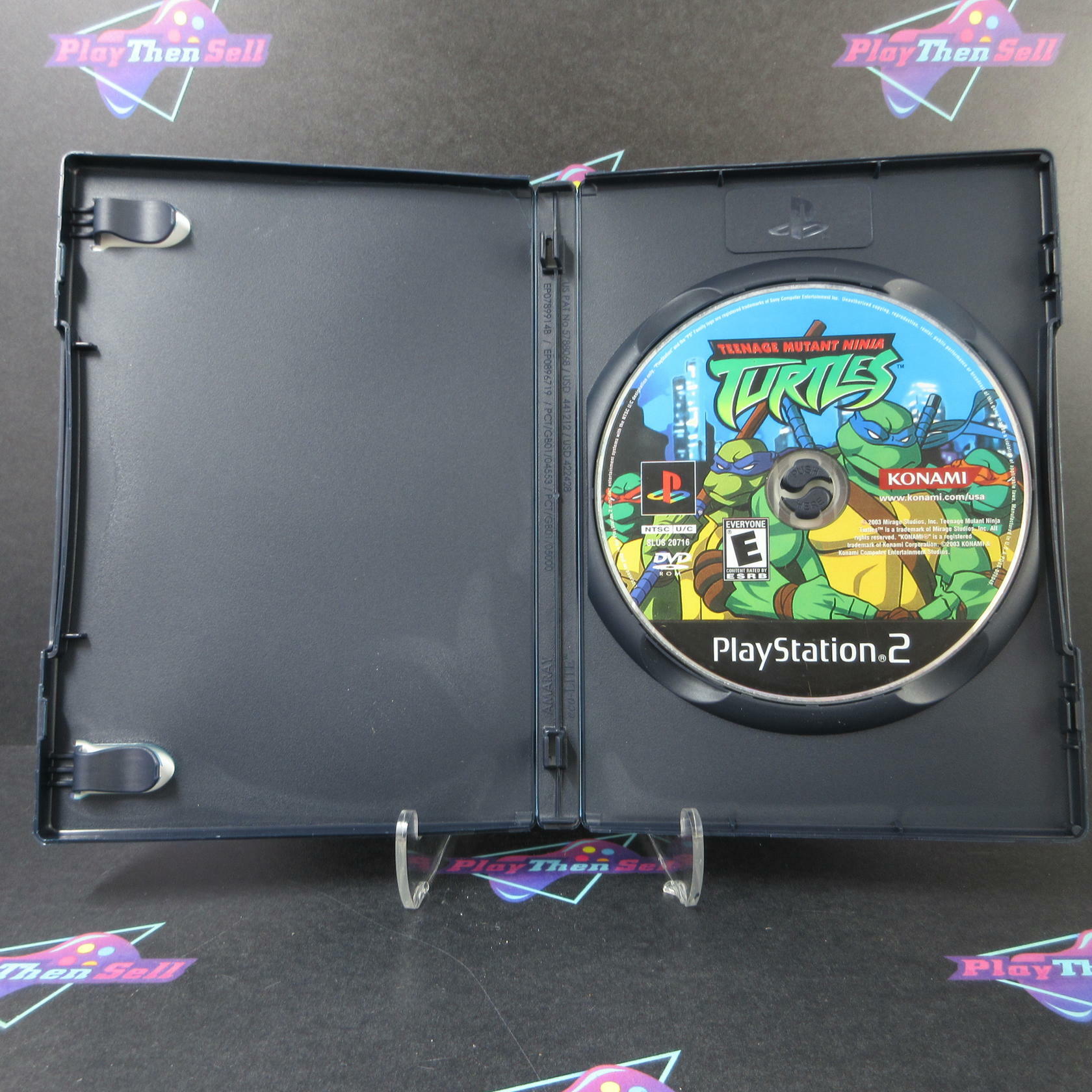 Teenage Mutant Ninja Turtles PS2 PlayStation 2 AD/NM - Very Good