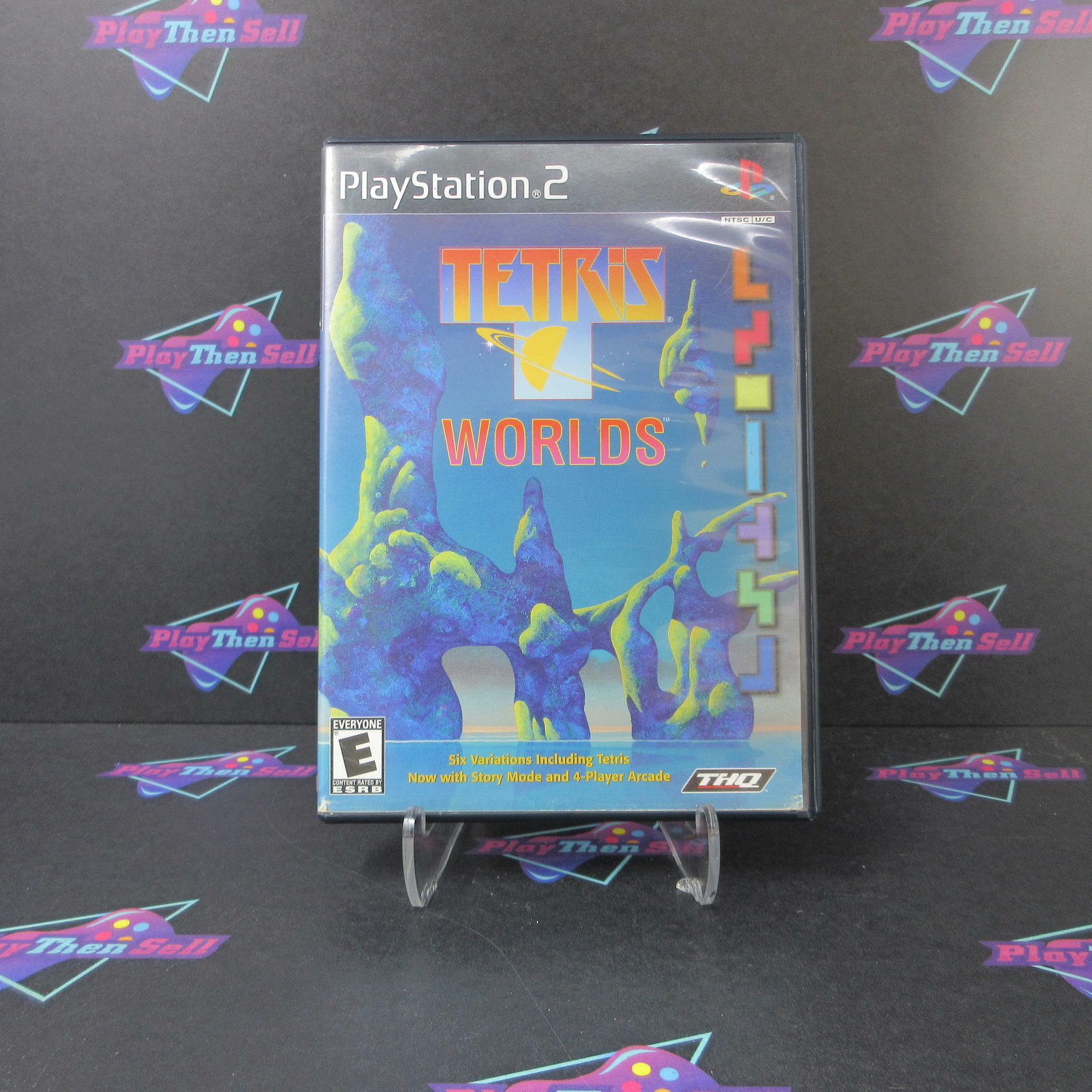 Tetris Worlds PS2 PlayStation 2 AD Alternate Art Complete CIB - Very Good