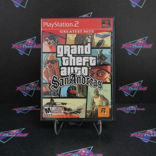 Grand Theft Auto San Andreas PS2 PlayStation 2 GH - Like New
