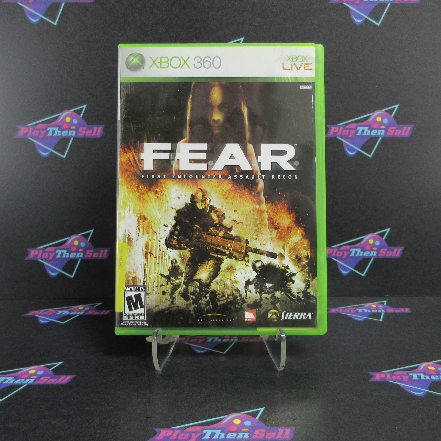 F.E.A.R. First Encounter Assault Recon Xbox 360 AD Complete - Very Good