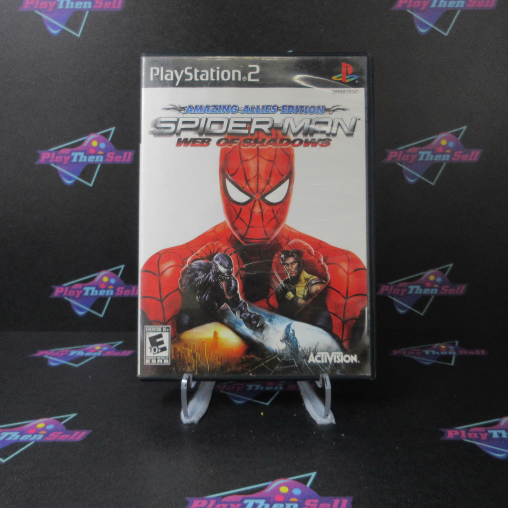 Spider-Man Web of Shadows Amazing Allies Edition PS2 PlayStation 2 AD CIB - Very Good