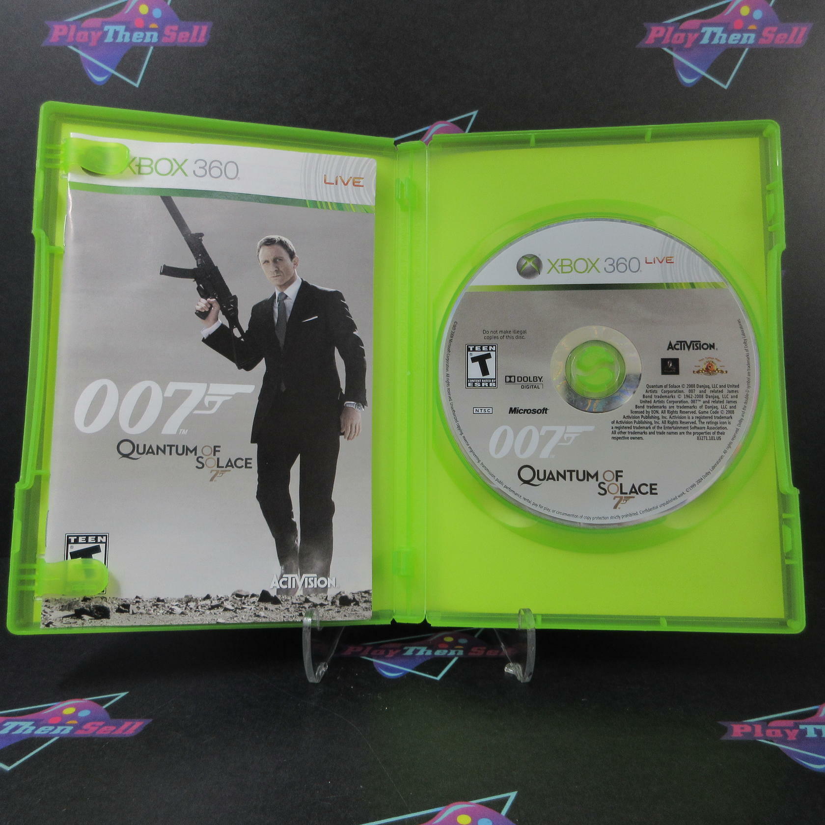 007 Quantum of Solace Xbox 360 + Movie Ticket - Like New