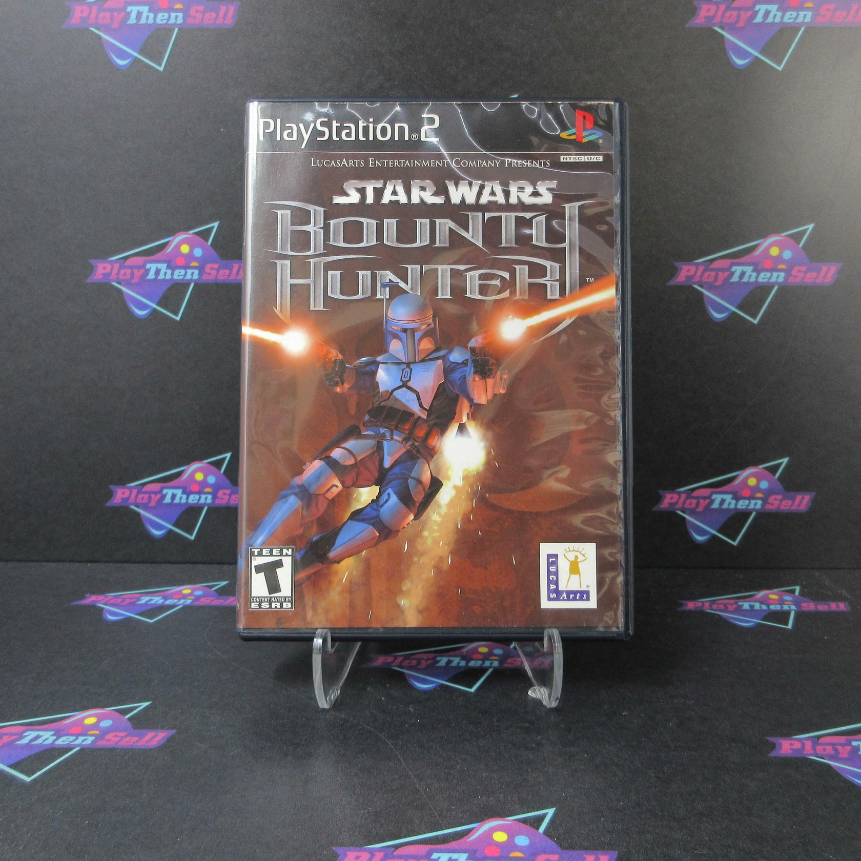 Star Wars Bounty Hunter PS2 PlayStation 2 AD/NM - Very Good
