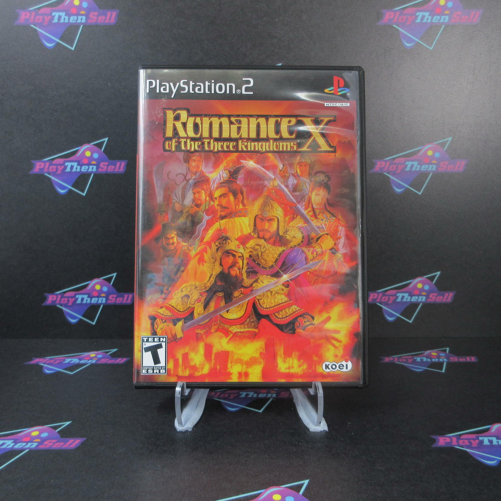 Romance of the Three Kingdoms X PS2 PlayStation 2 + Reg Card - Like New