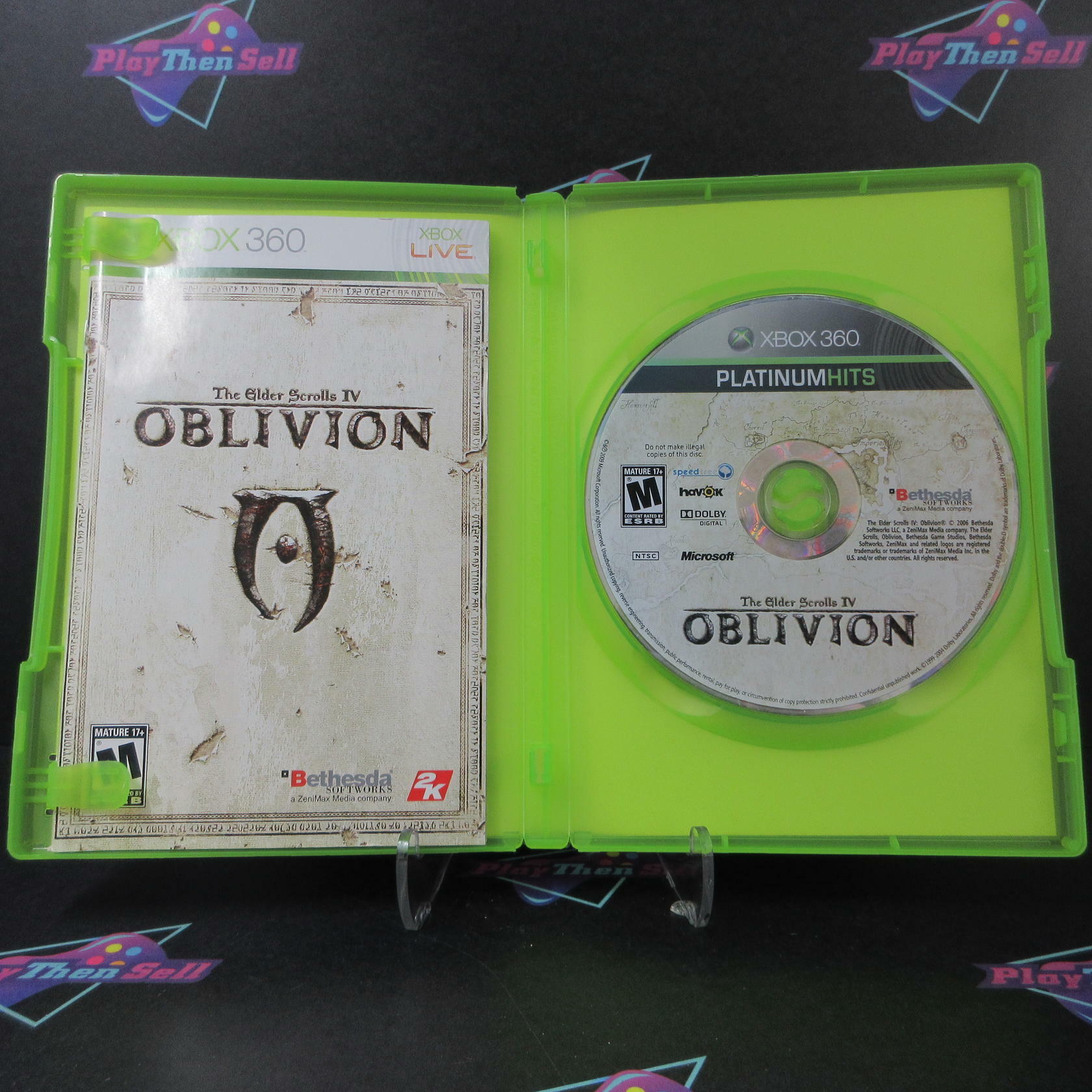 Elder Scrolls IV Oblivion Xbox 360 PH Disc - Like New