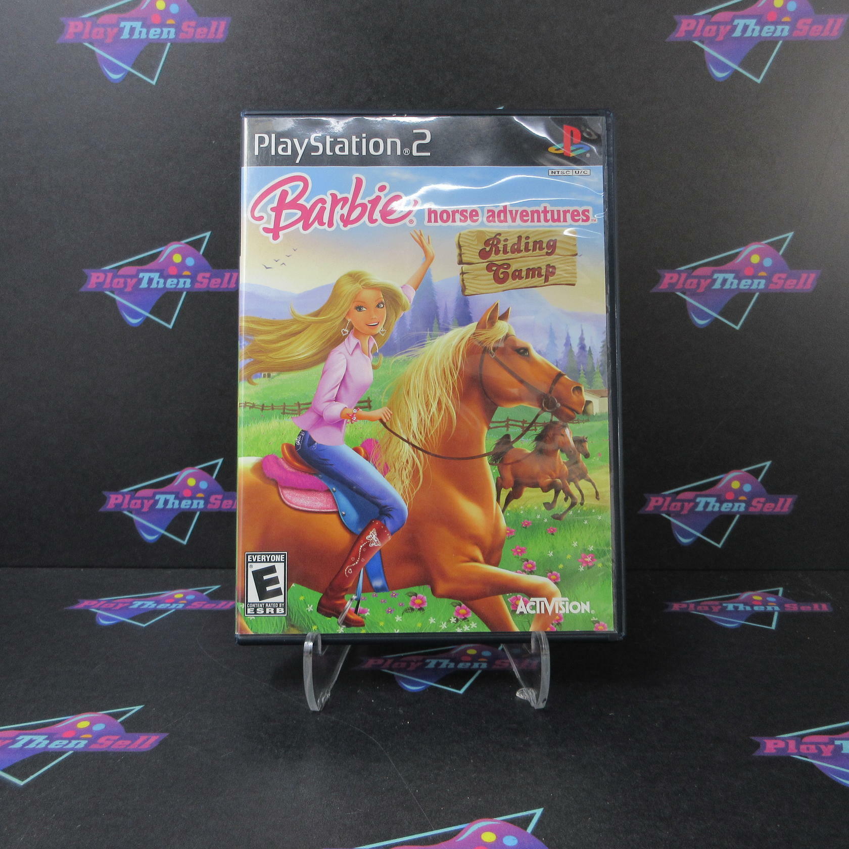 Barbie Horse Adventures Riding Camp PS2 PlayStation 2 DD Complete CIB - Very Good