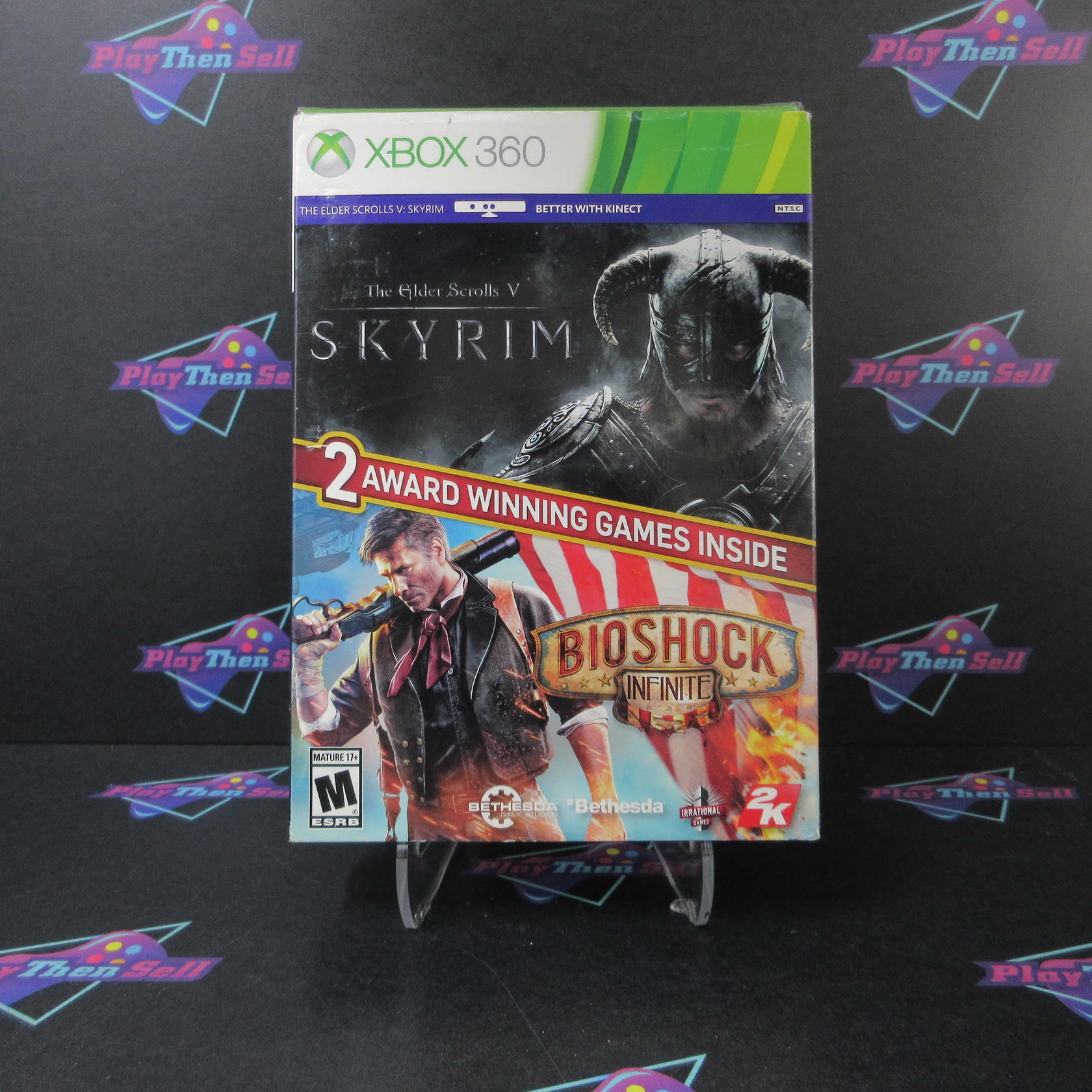 The Elder Scrolls V Skyrim & Bioshock Infinite Bundle Xbox 360 - Like New