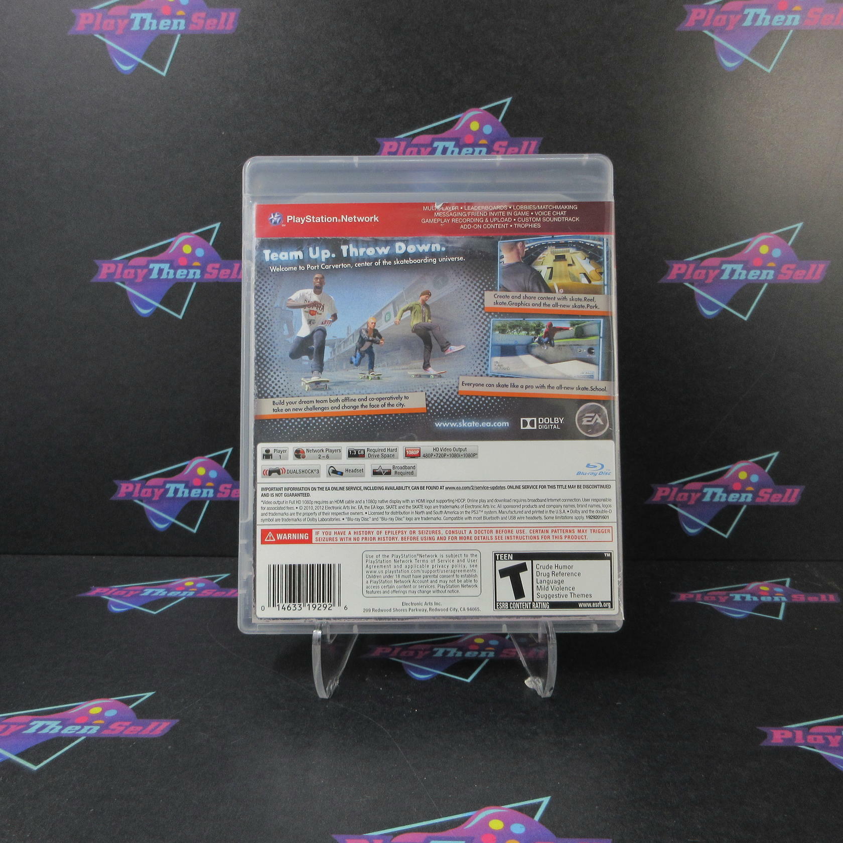 Skate 3 GH PS3 PlayStation 3 AD Complete CIB - Very Good