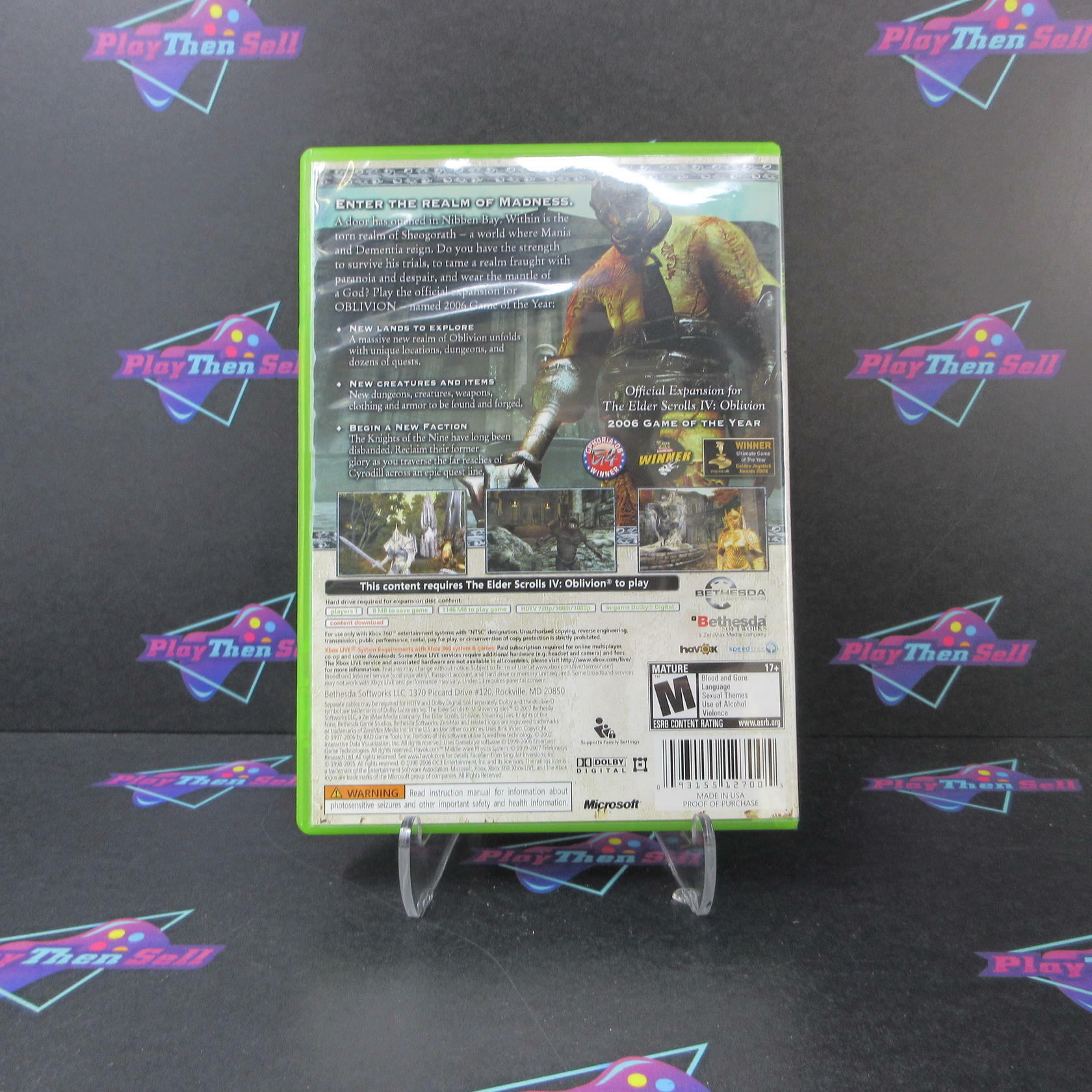 The Elder Scrolls IV Shivering Isles Xbox 360 - Like New
