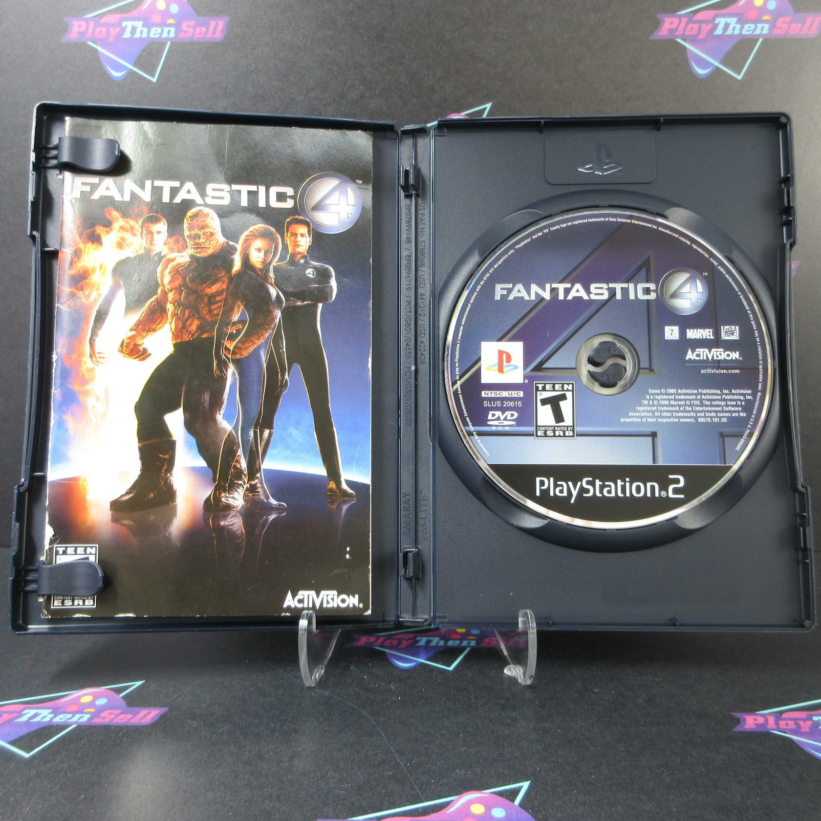 Fantastic Four PS2 PlayStation 2 MD Complete CIB - Very Good