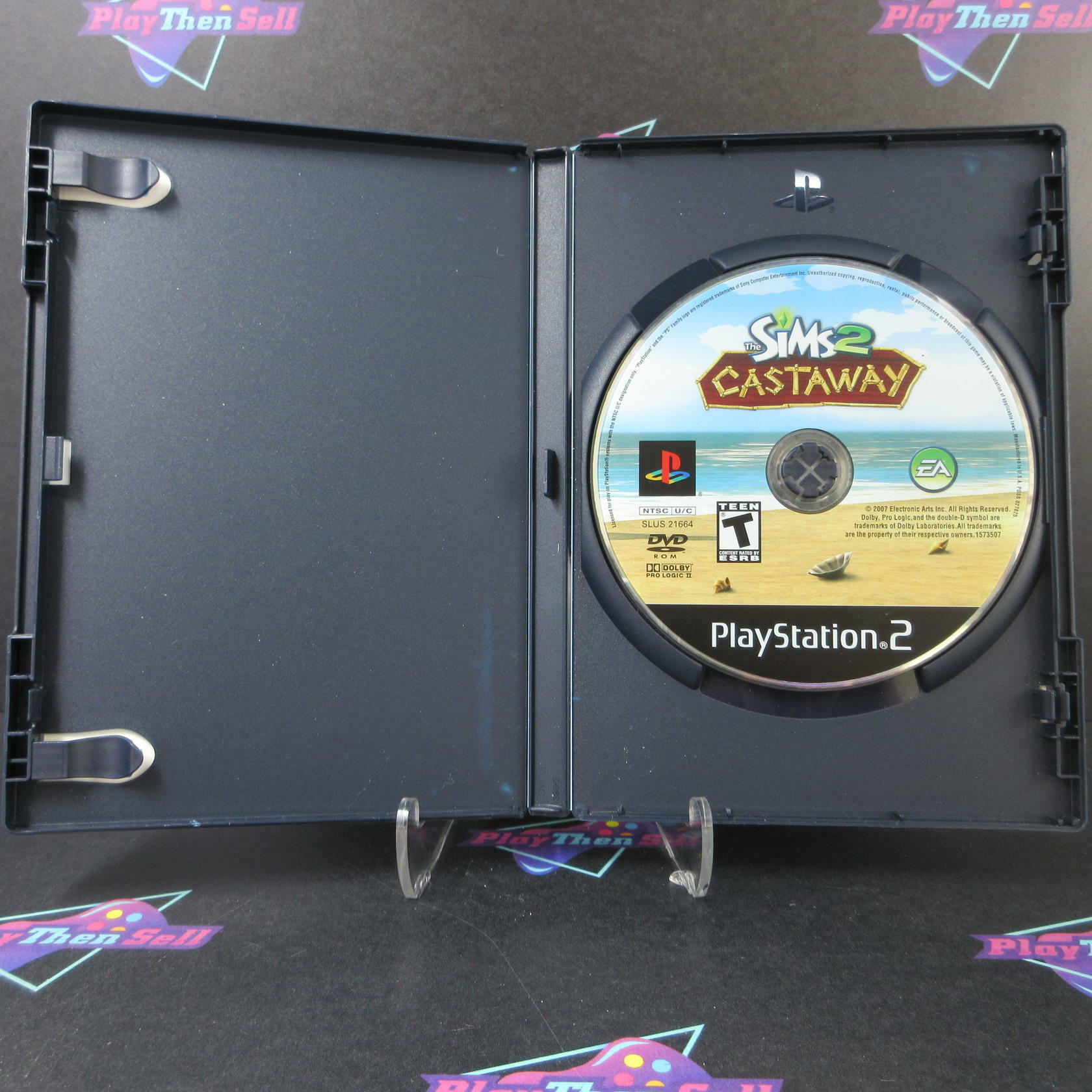 The Sims 2 Castaway PS2 PlayStation 2 AD/NM - Very Good