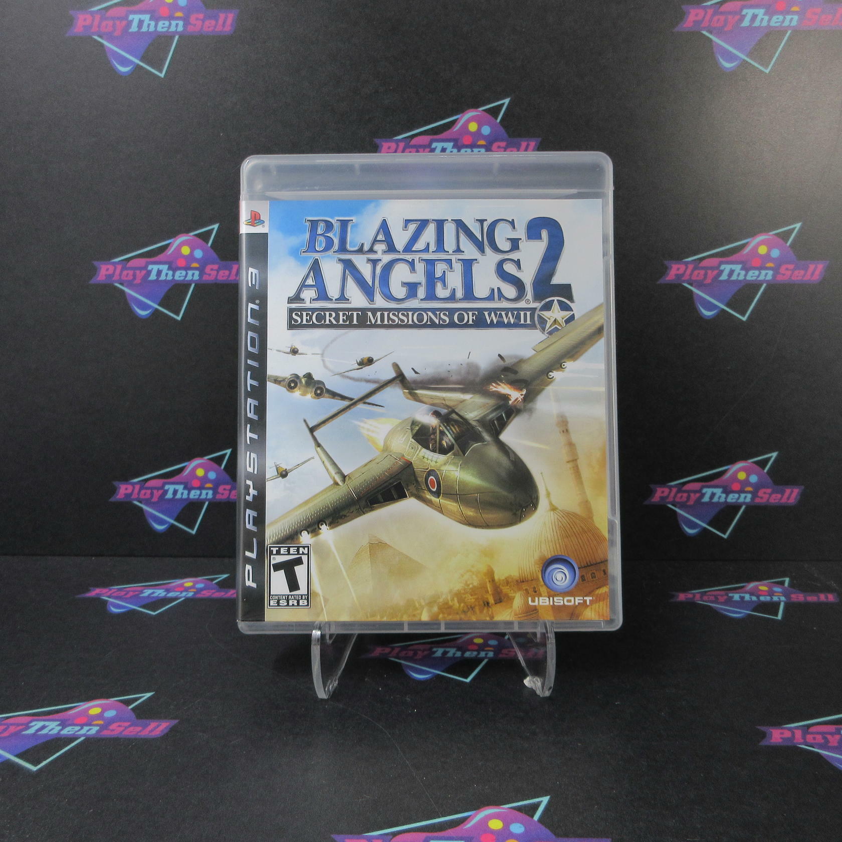 Blazing Angels 2 Secret Missions of WWII PS3 PlayStation 3 MD Complete CIB - Very Good