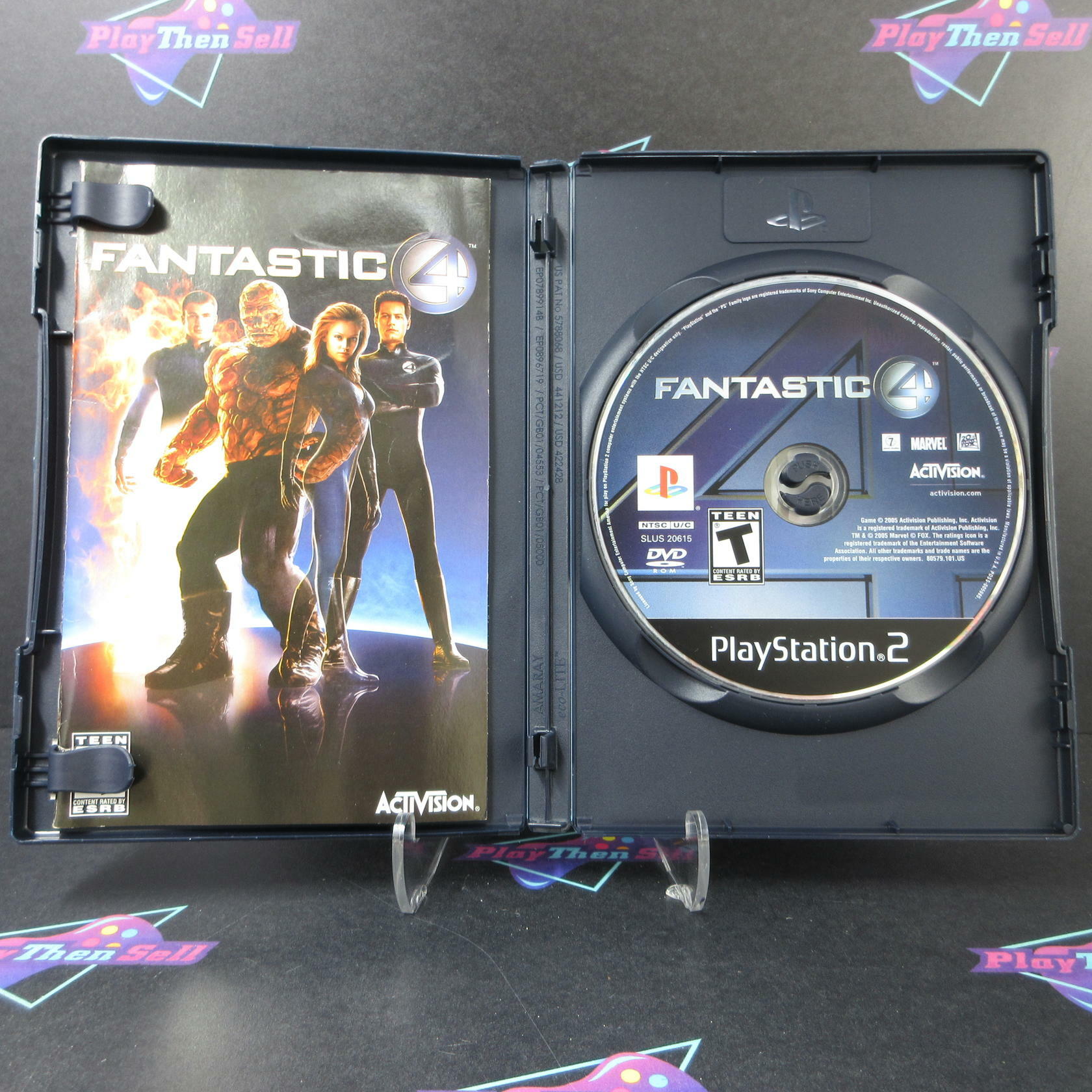 Fantastic Four PS2 PlayStation 2 AD Complete CIB - Very Good