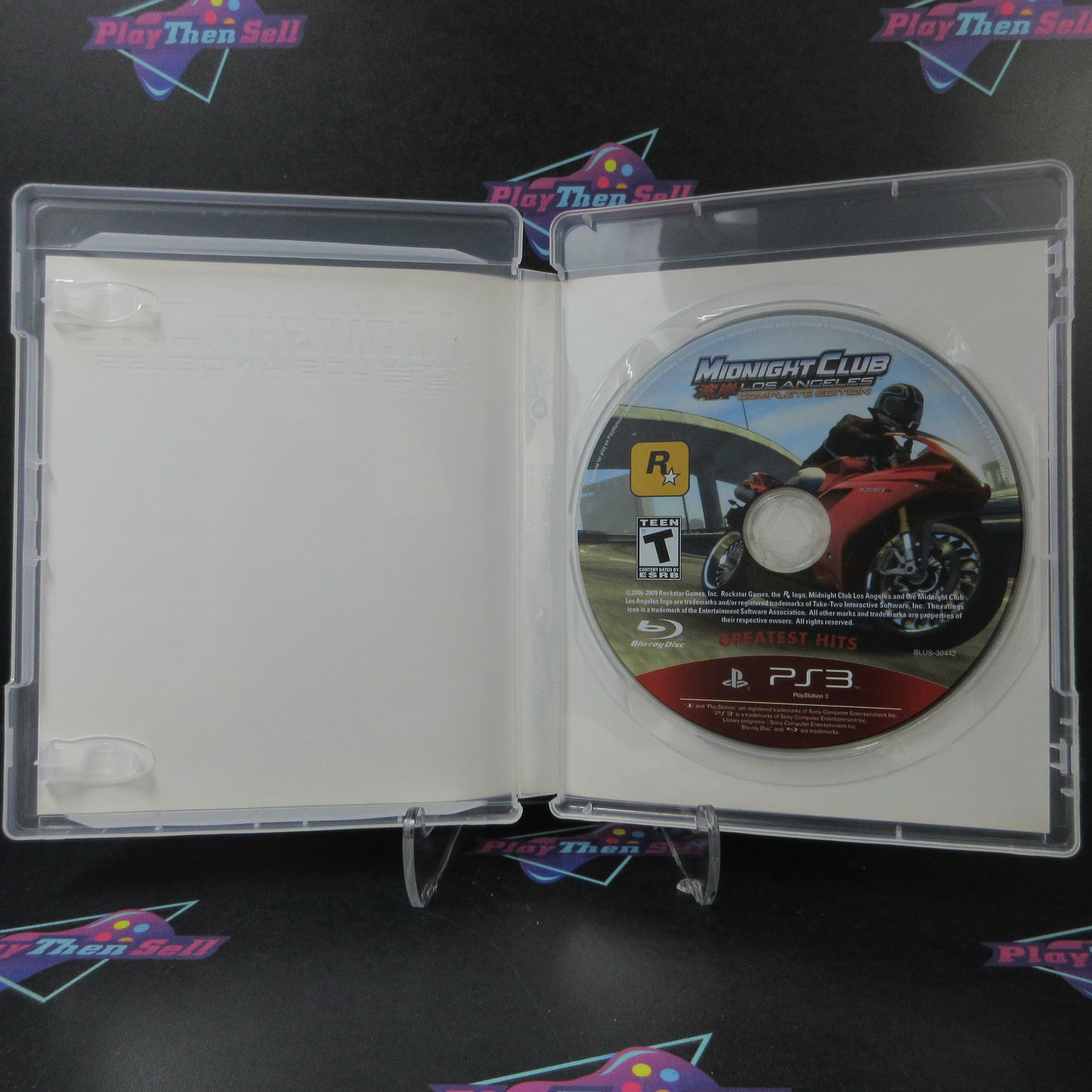 Midnight Club Los Angeles GH Complete Edition Disc PS3 PlayStation 3 AD/NM - Very Good