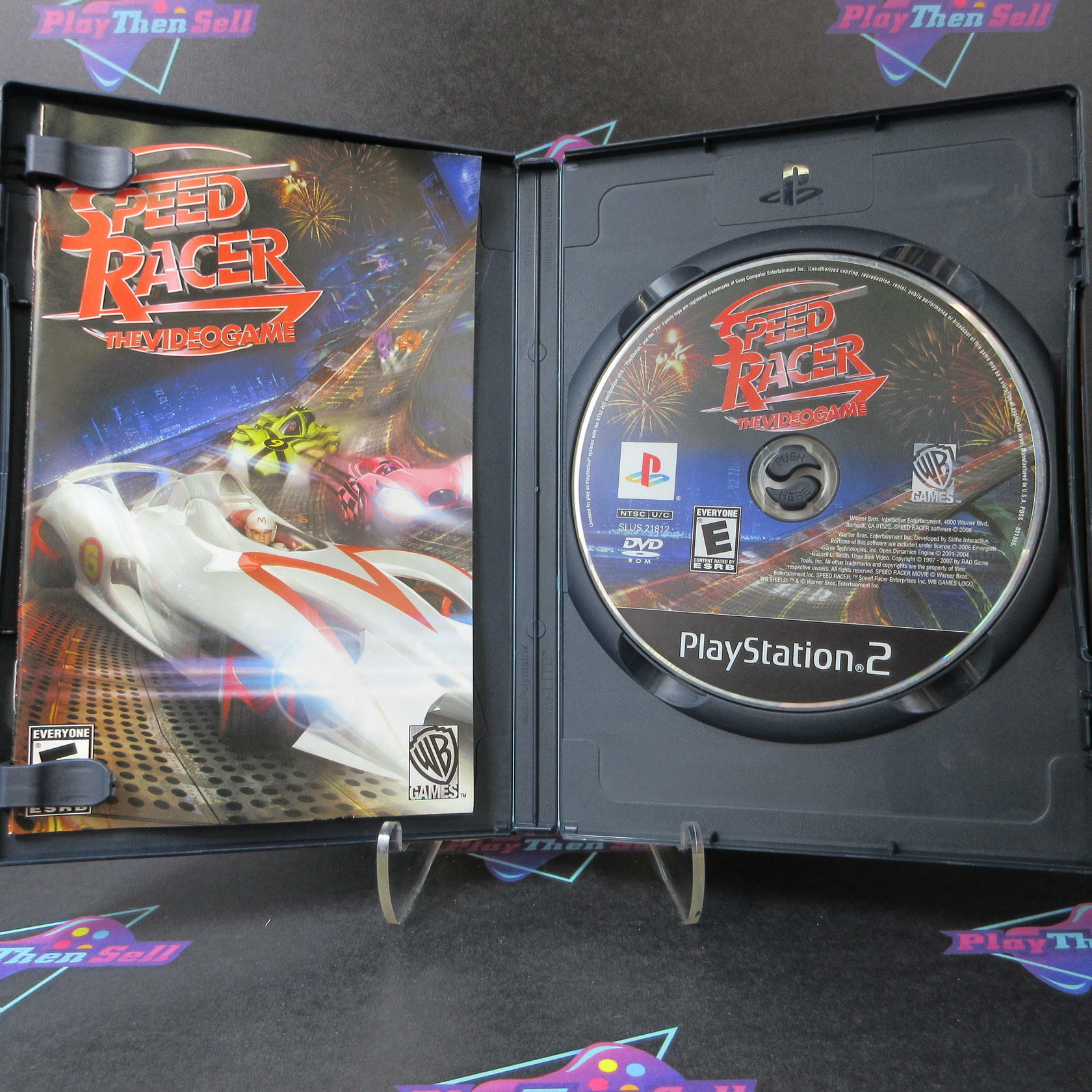 Speed Racer The Video Game PS2 PlayStation 2 - Like New