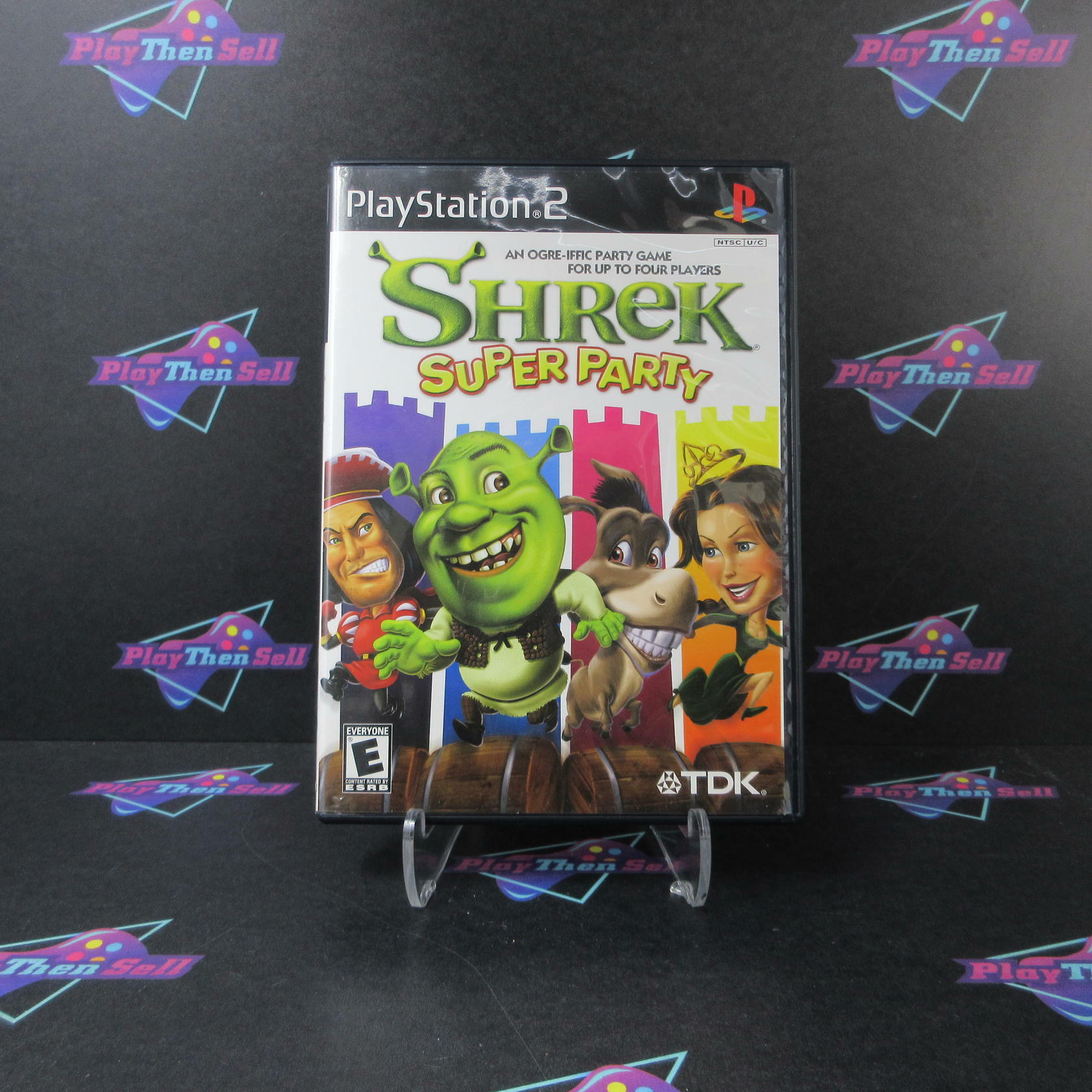 Shrek Super Party PS2 PlayStation 2 + Reg Card - Like New