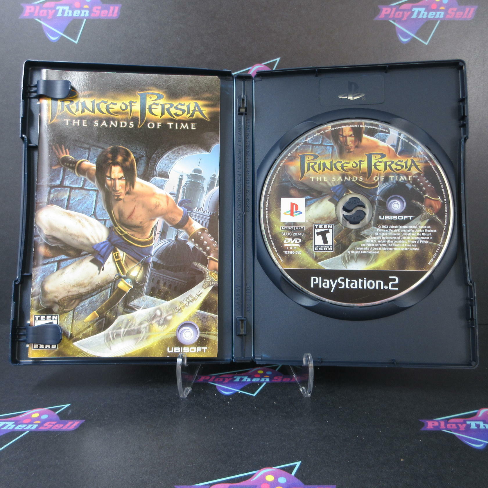 Prince of Persia The Sands of Time + Reg Card PS2 PlayStation 2 AD Complete CIB - Very Good
