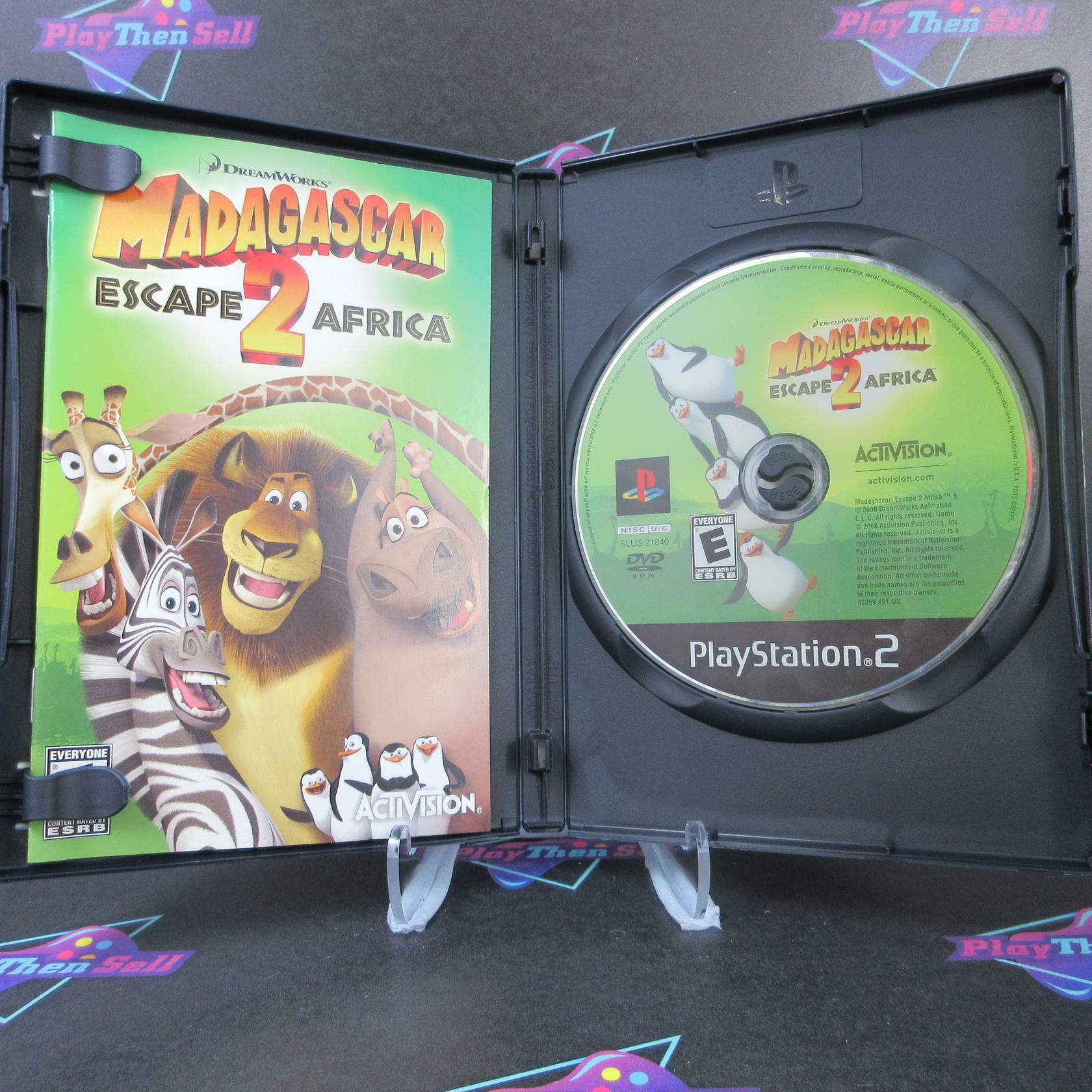 Madagascar 2 Escape 2 Africa PS2 PlayStation 2 - Like New