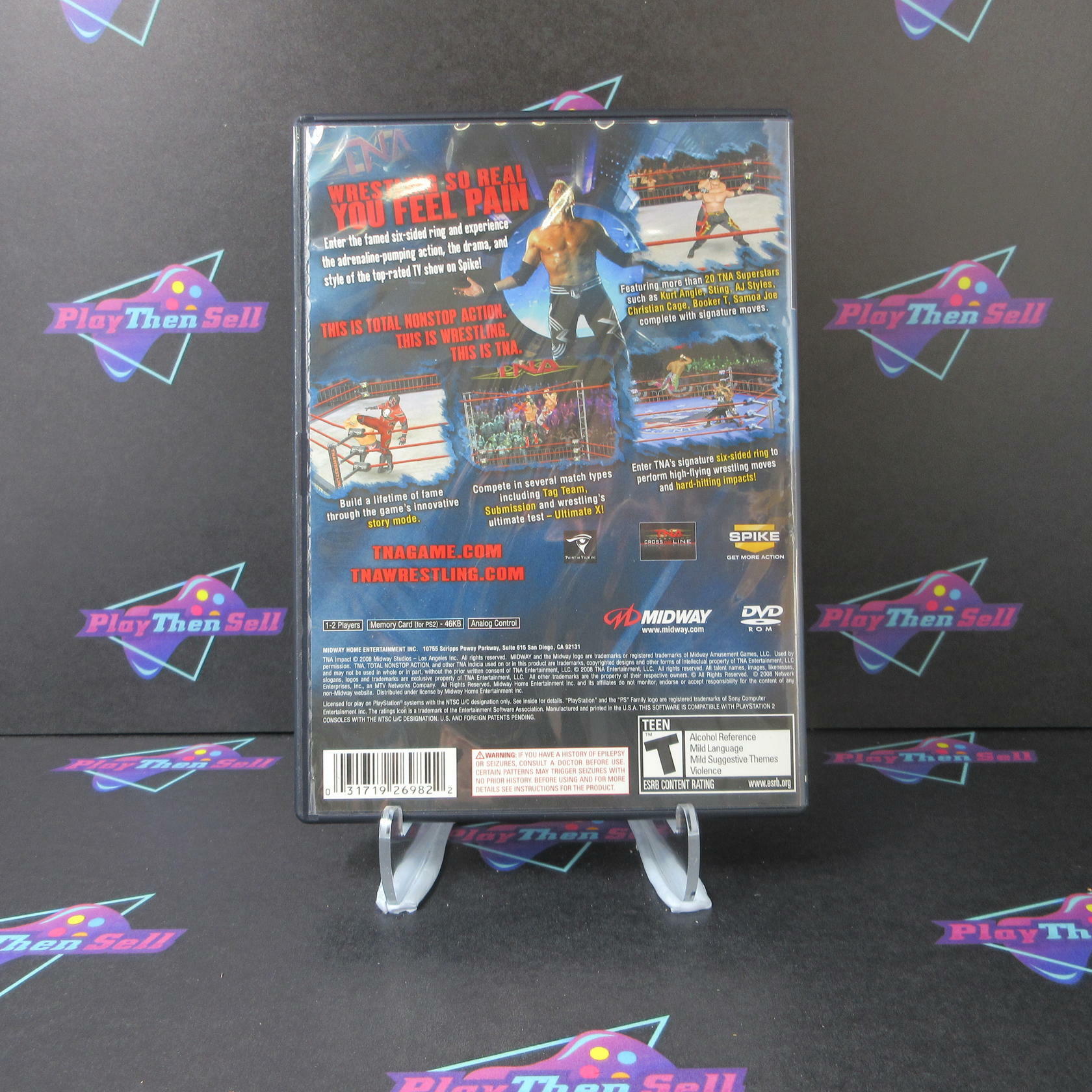 TNA Impact! PS2 PlayStation 2 - Like New